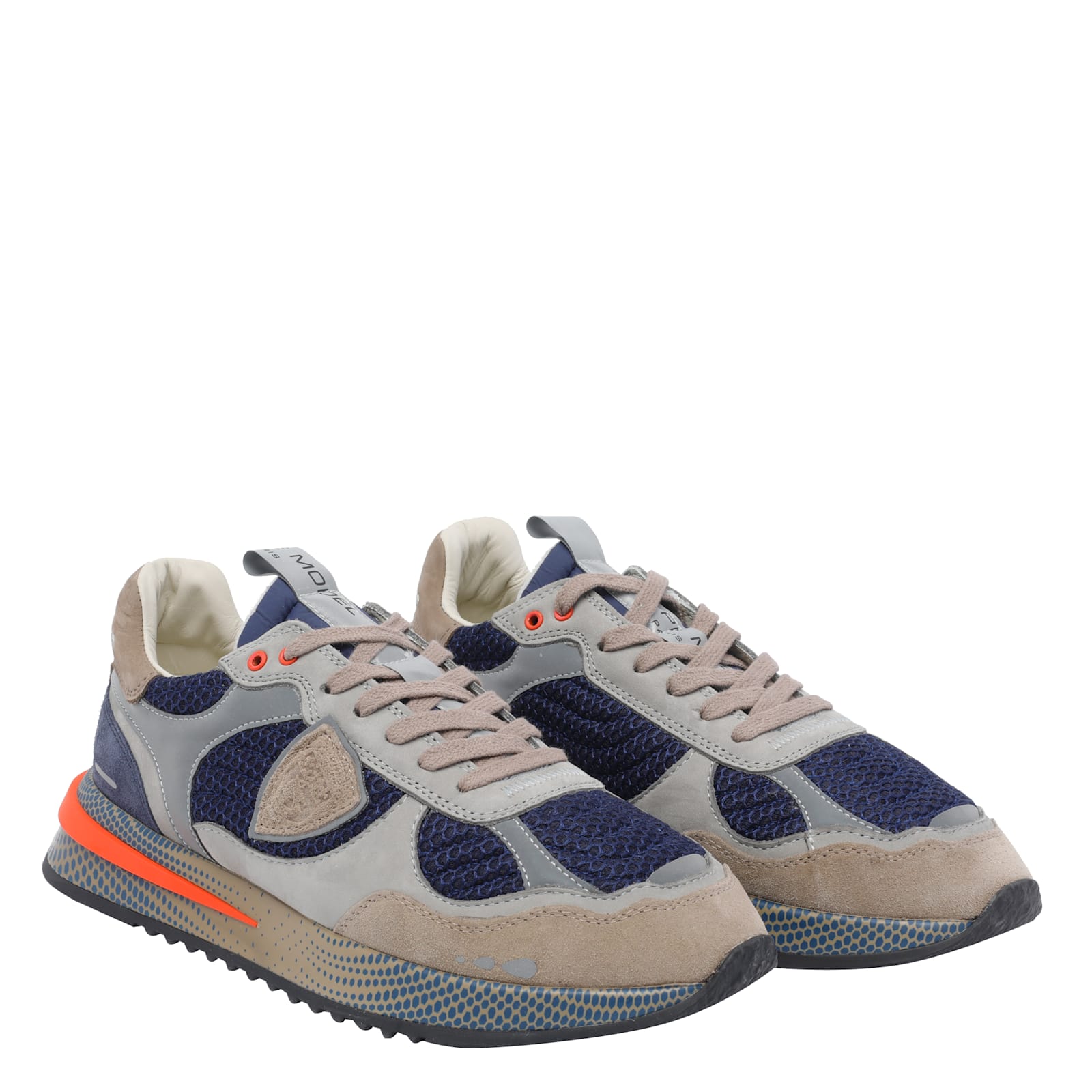 Philippe Model Olympique Sneakers Grey/blue In Gray