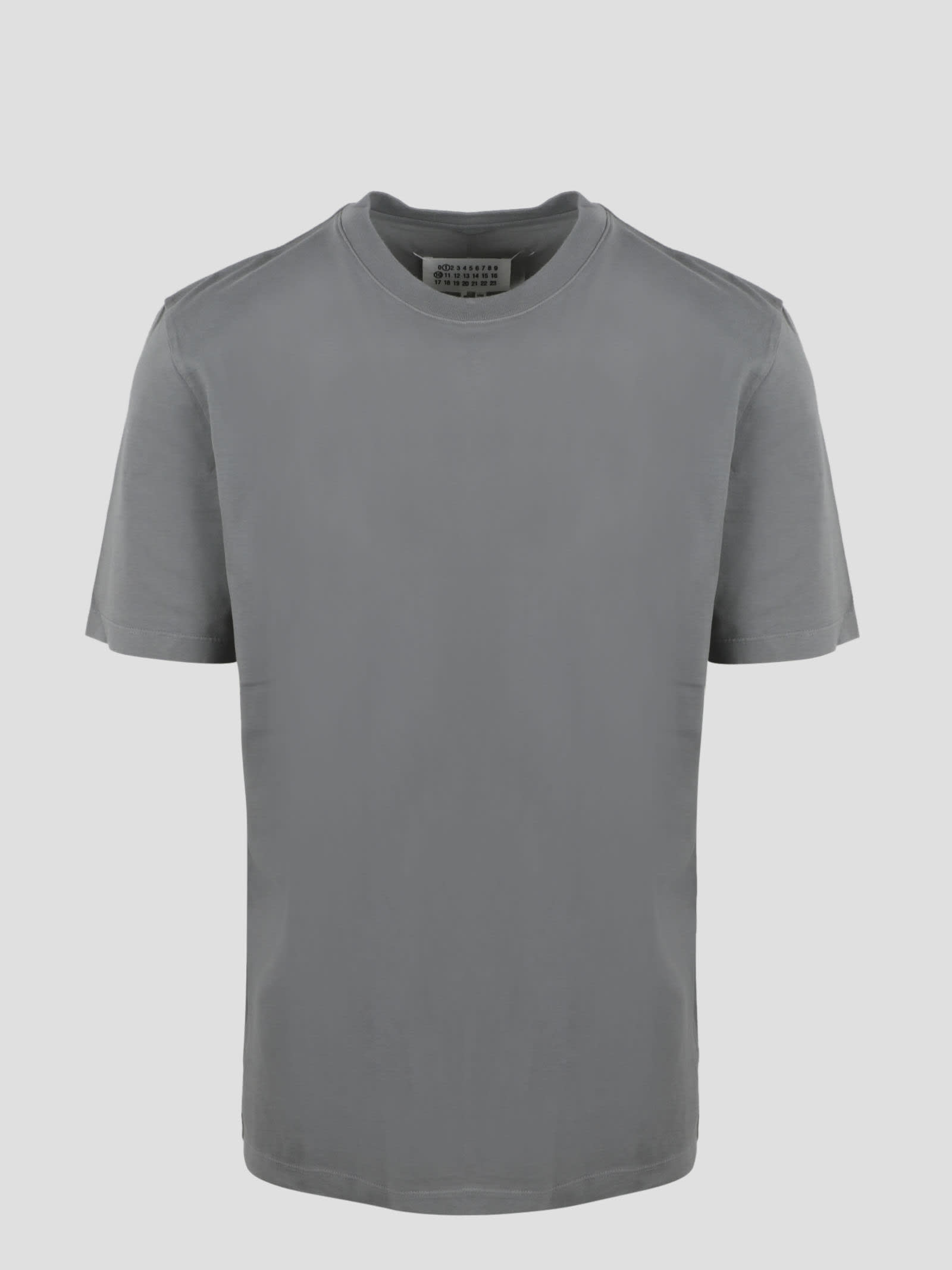 【Maison Margiela】Organic Cotton Short Sleeve T-Shirt Maison Margiela Organic Cotton T-shirt In Green | ModeSens
