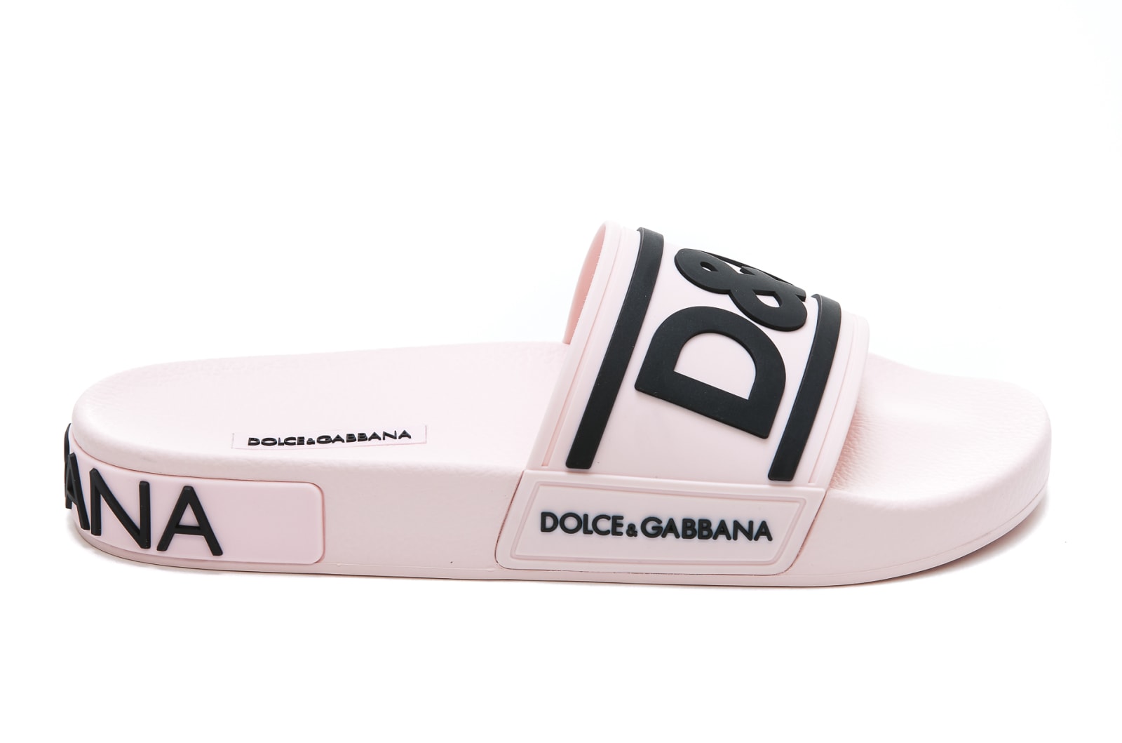 Dolce & Gabbana Logo Slide Sandals