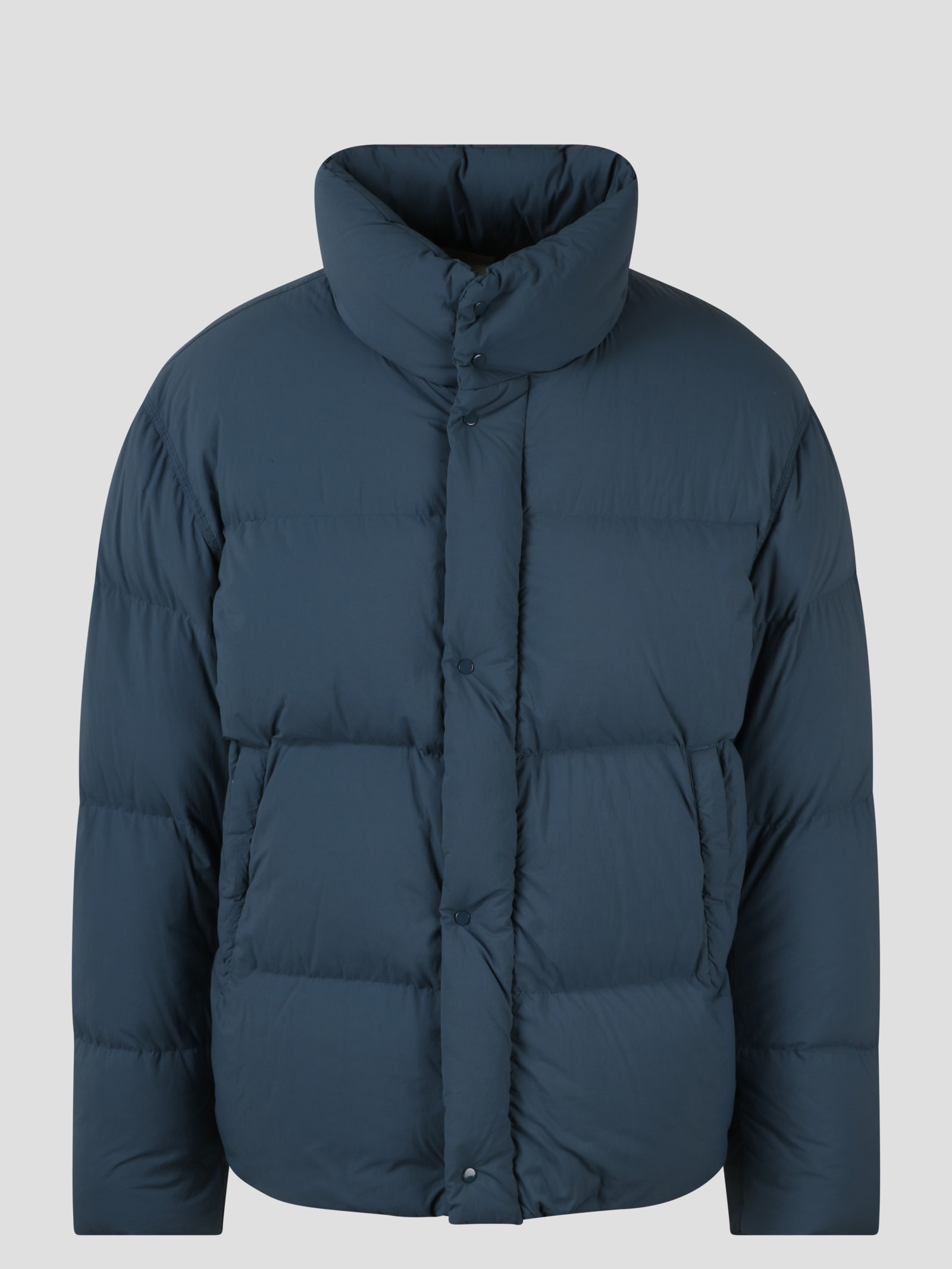 Shop Ten C Summit Down Jacket In Blue