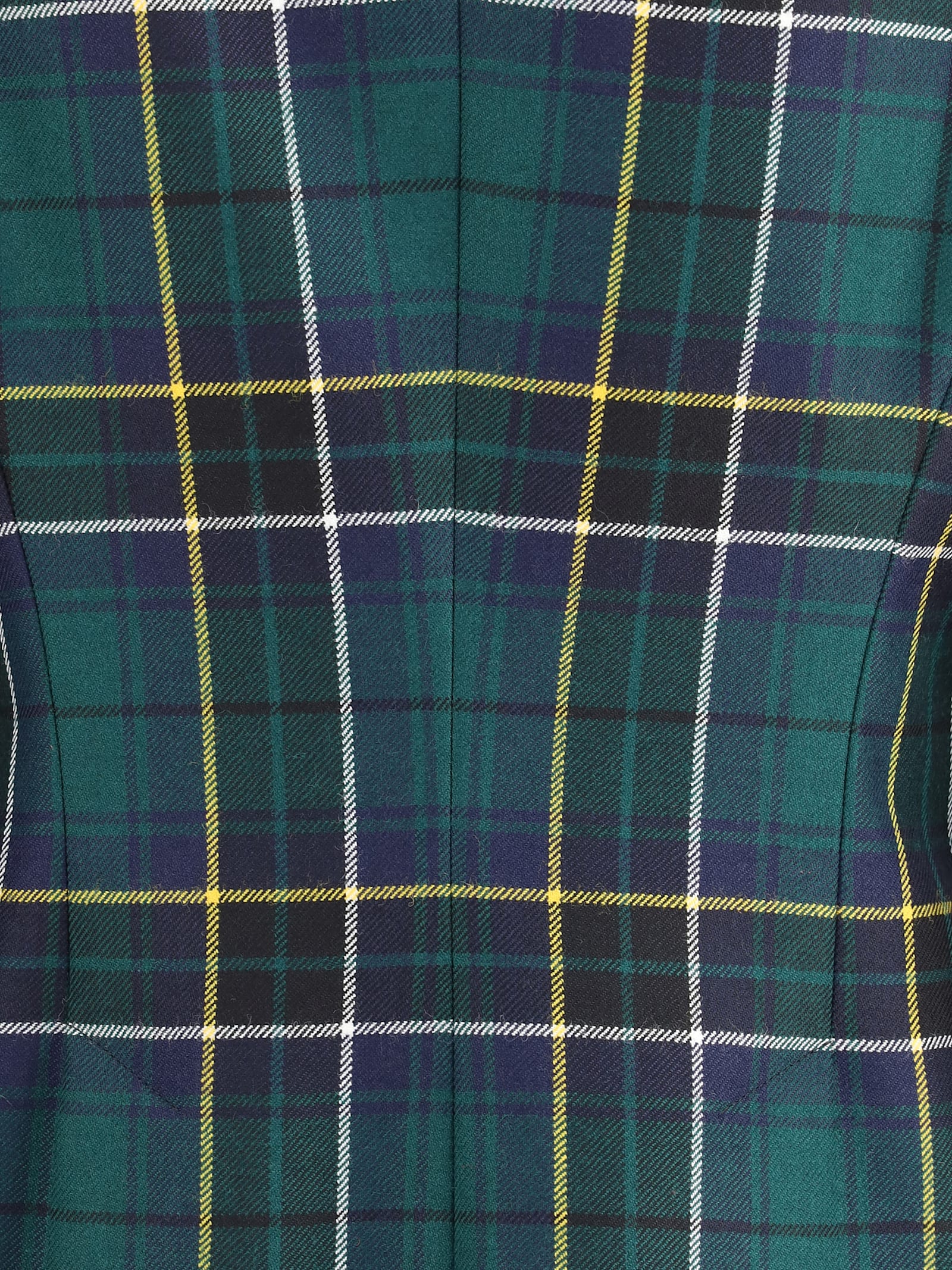 Alexander Mcqueen Single-breasted Wool Tartan Jacket With Peak Lapels In Multi