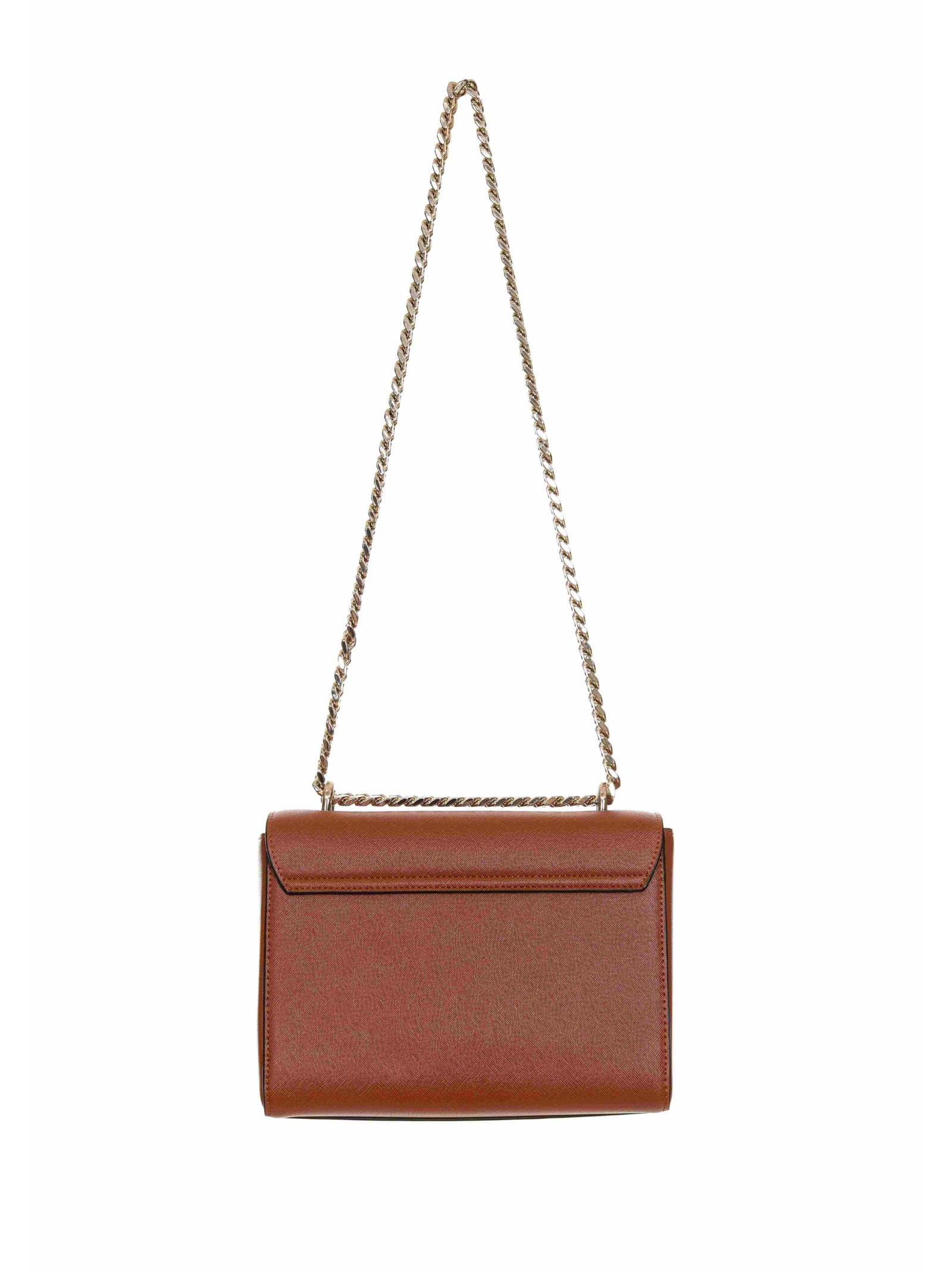 Shop Just Cavalli Shoulder Bag In Brown