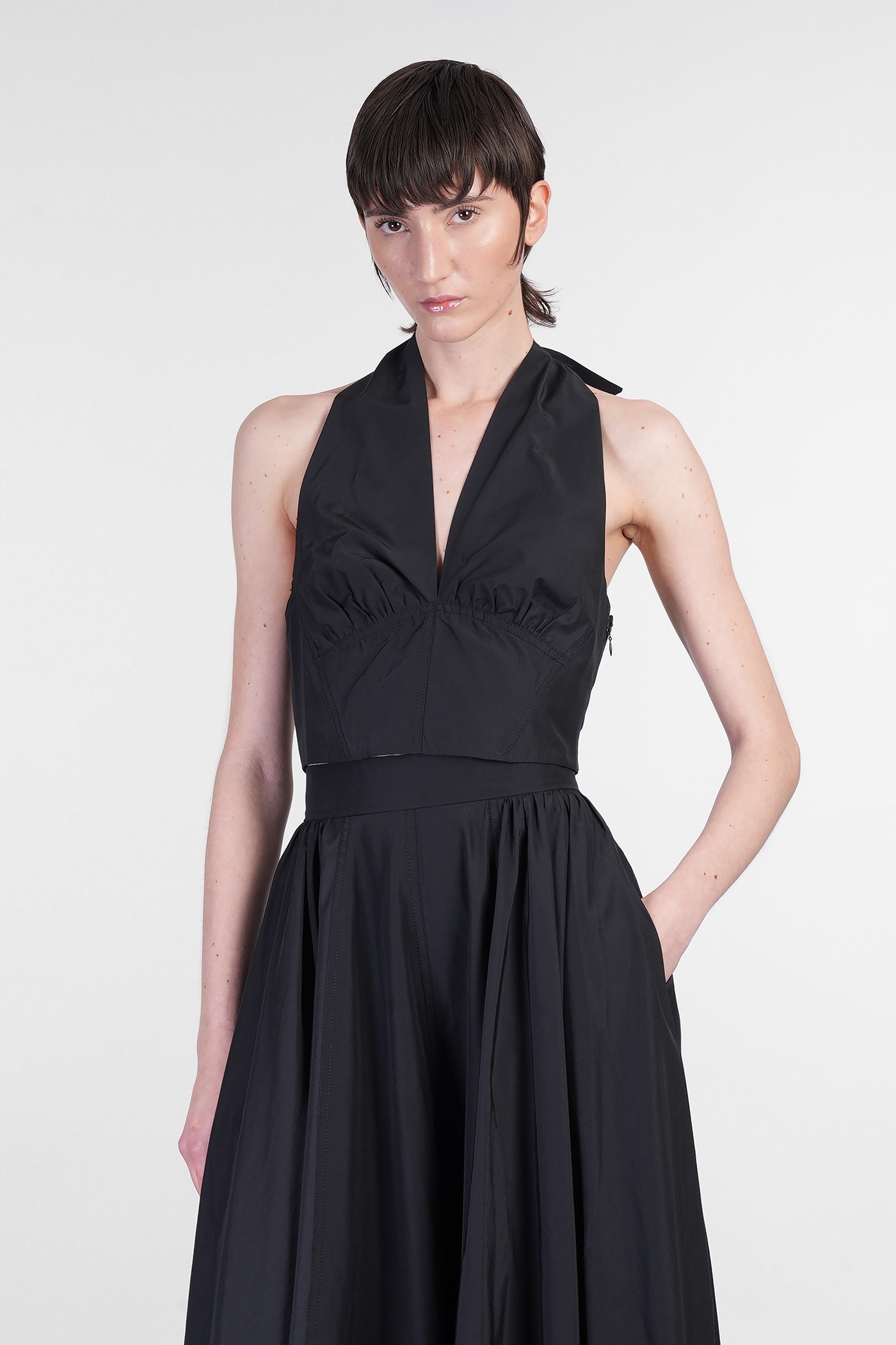 Winona Top Topwear In Black Cotton