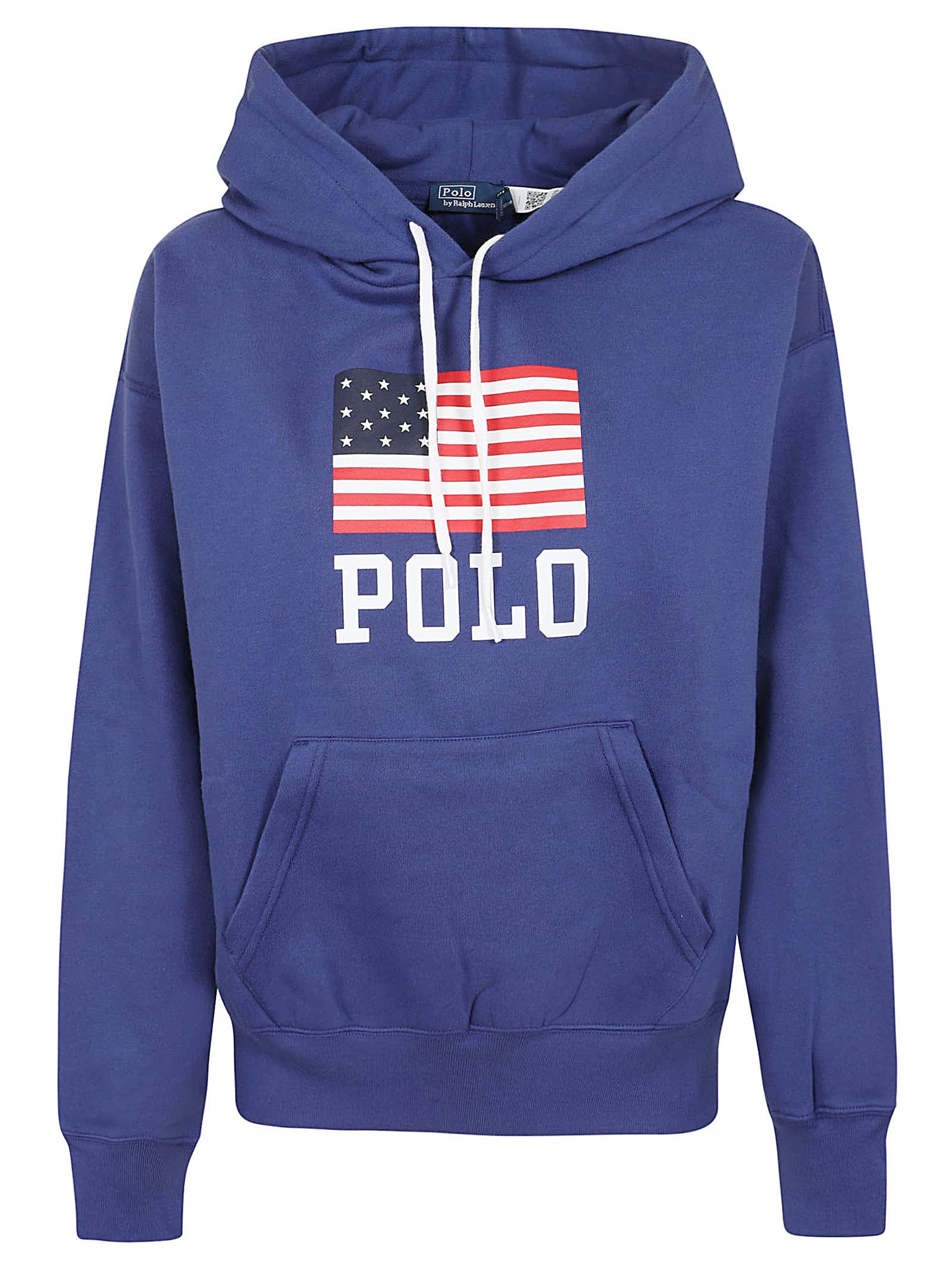 Shop Polo Ralph Lauren Polo Flg Hd-long Sleeve-sweatshirt In Charter Blue