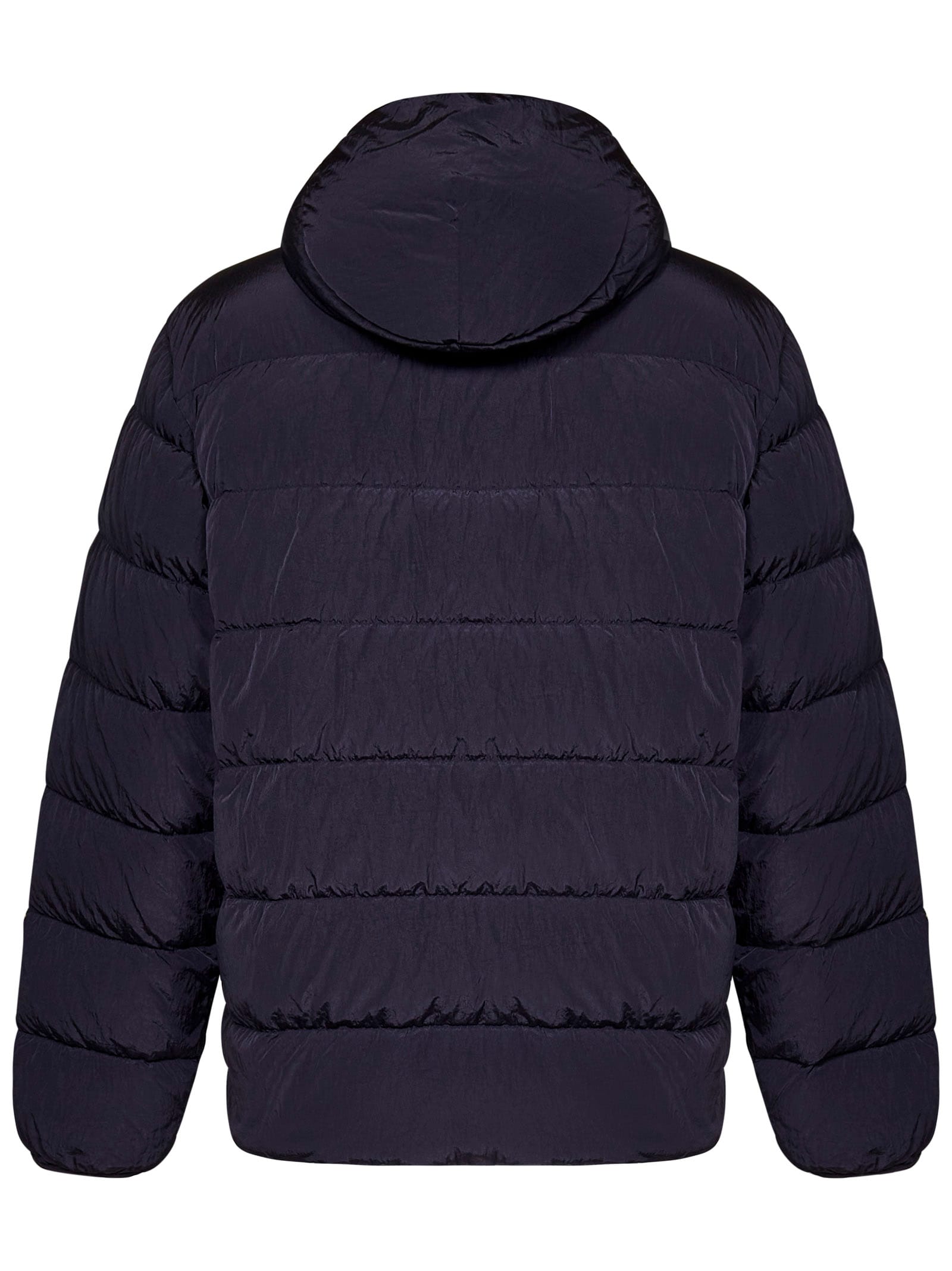 Shop C.p. Company Down Jacket In Blue