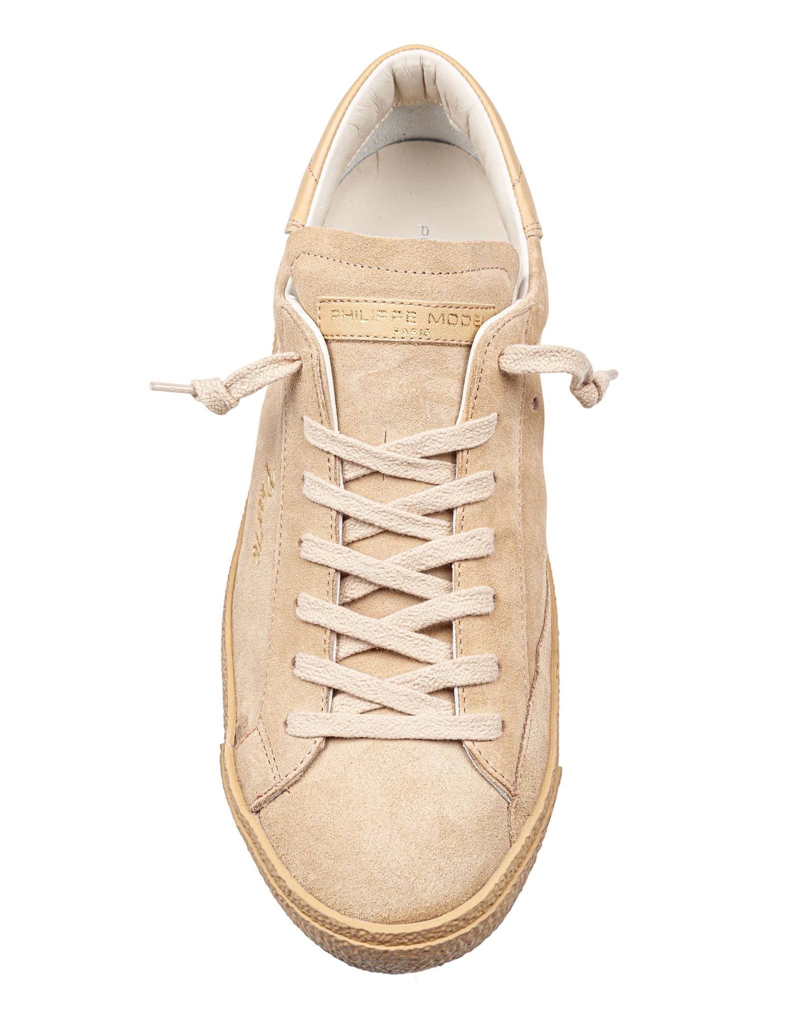 Philippe Model Prsx Low Daim 70 Beige Sneaker In Beige
