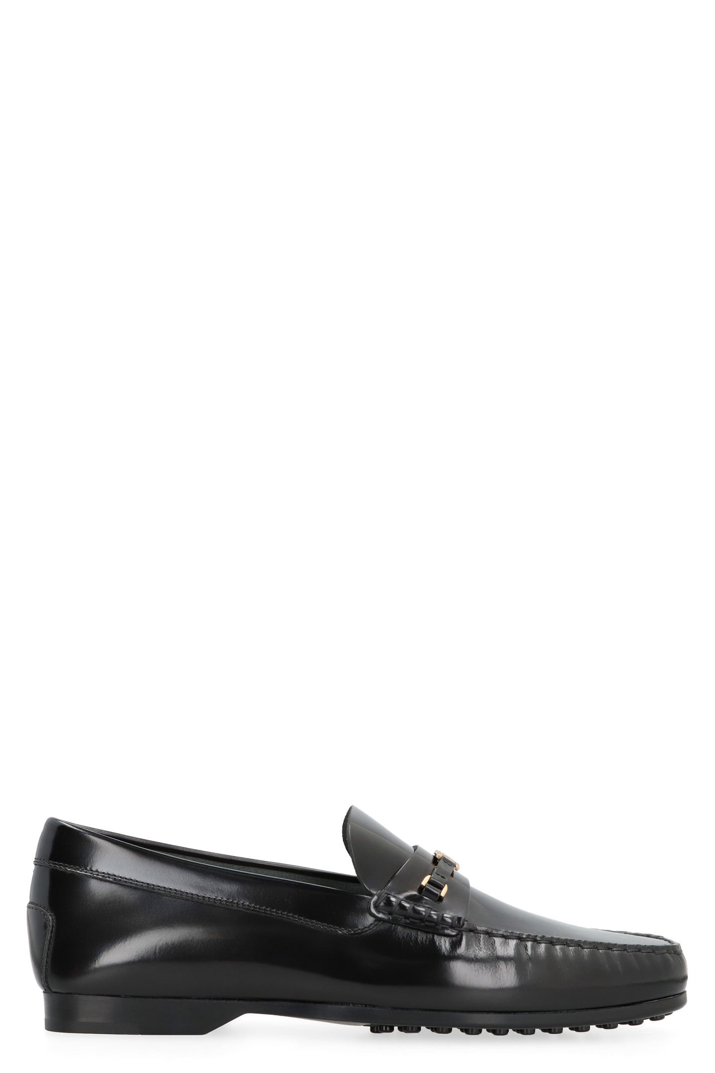 Shop Tod's Kate Orel Patent Leather Loafer In Black