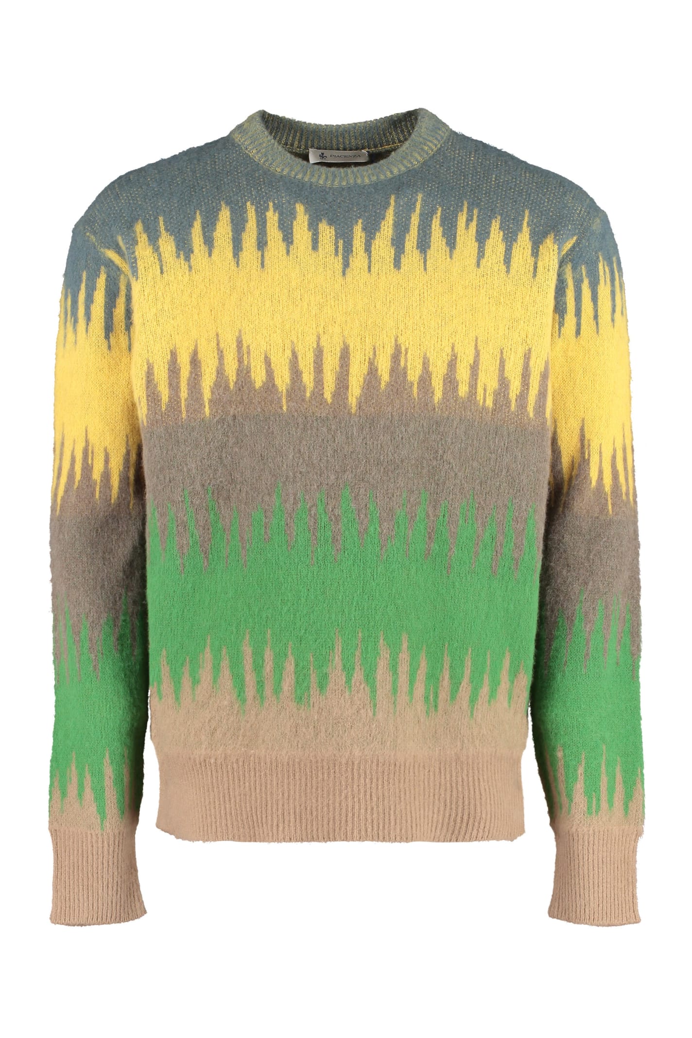 Piacenza Cashmere Crew-neck Wool Sweater