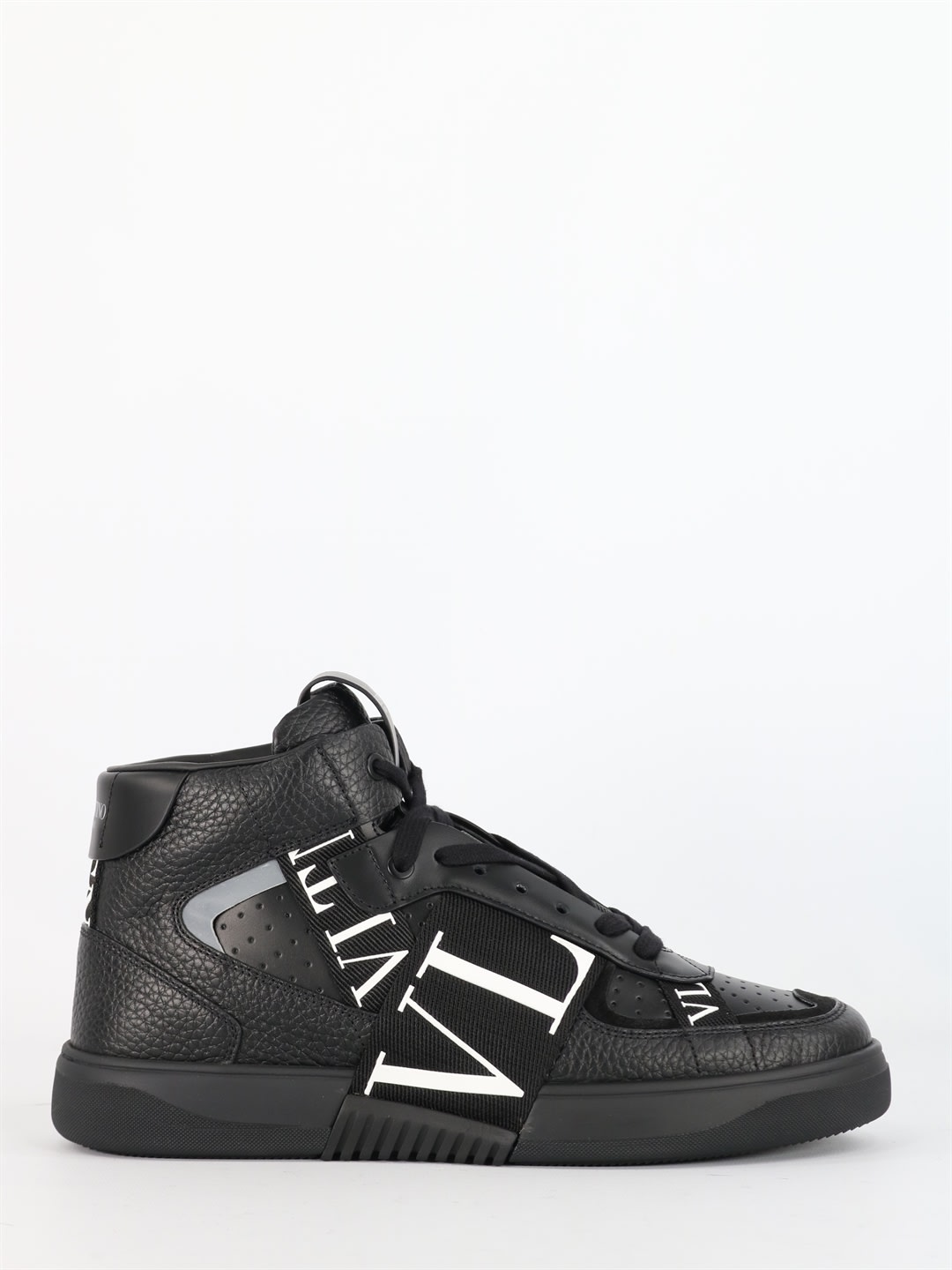Valentino Garavani Vl7n Mid-top Sneakers In Black