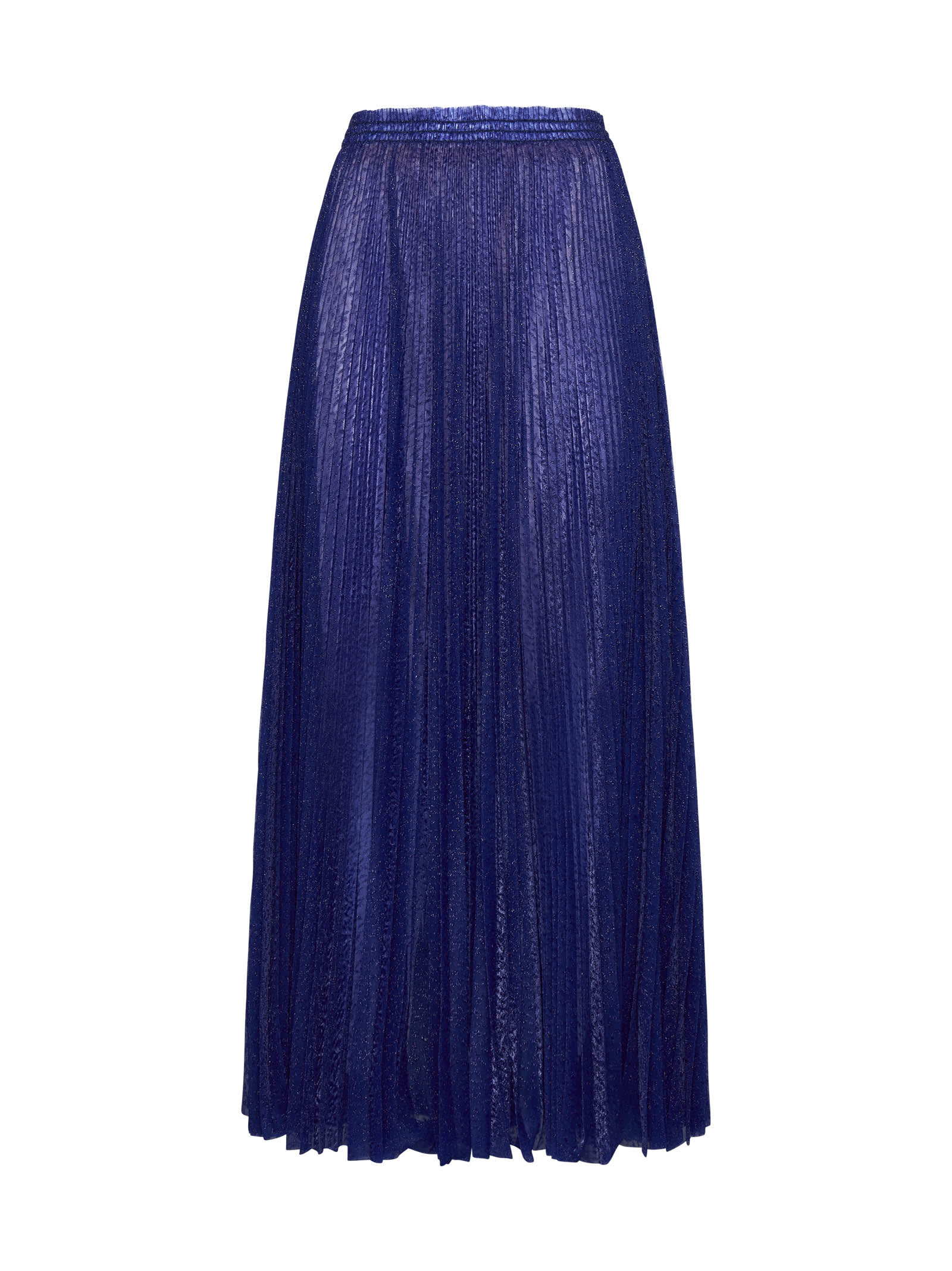Forte Forte Pleated A-line Skirt In Bleu