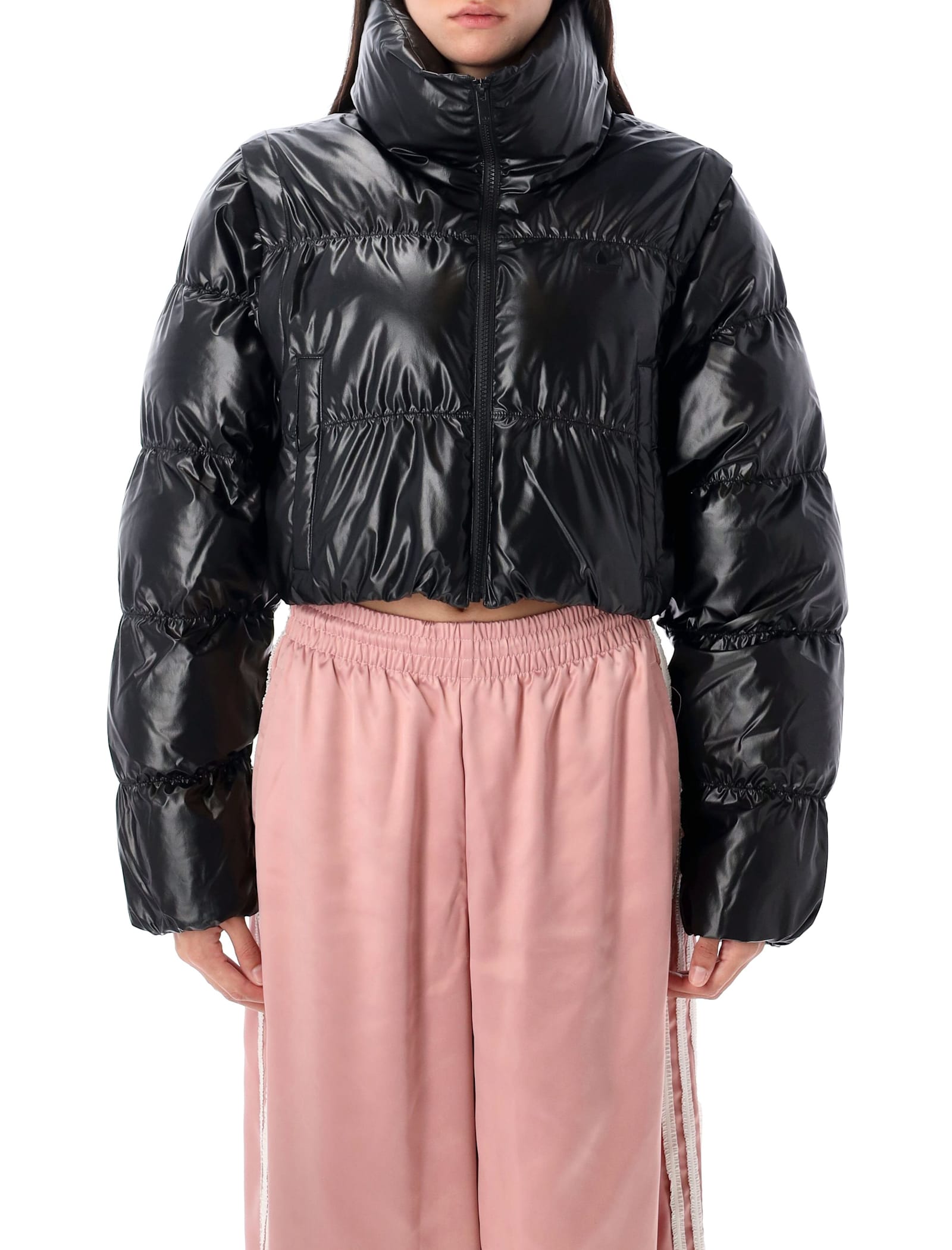 Adidas Originals Essential Glossy Cropped Puff Jacket