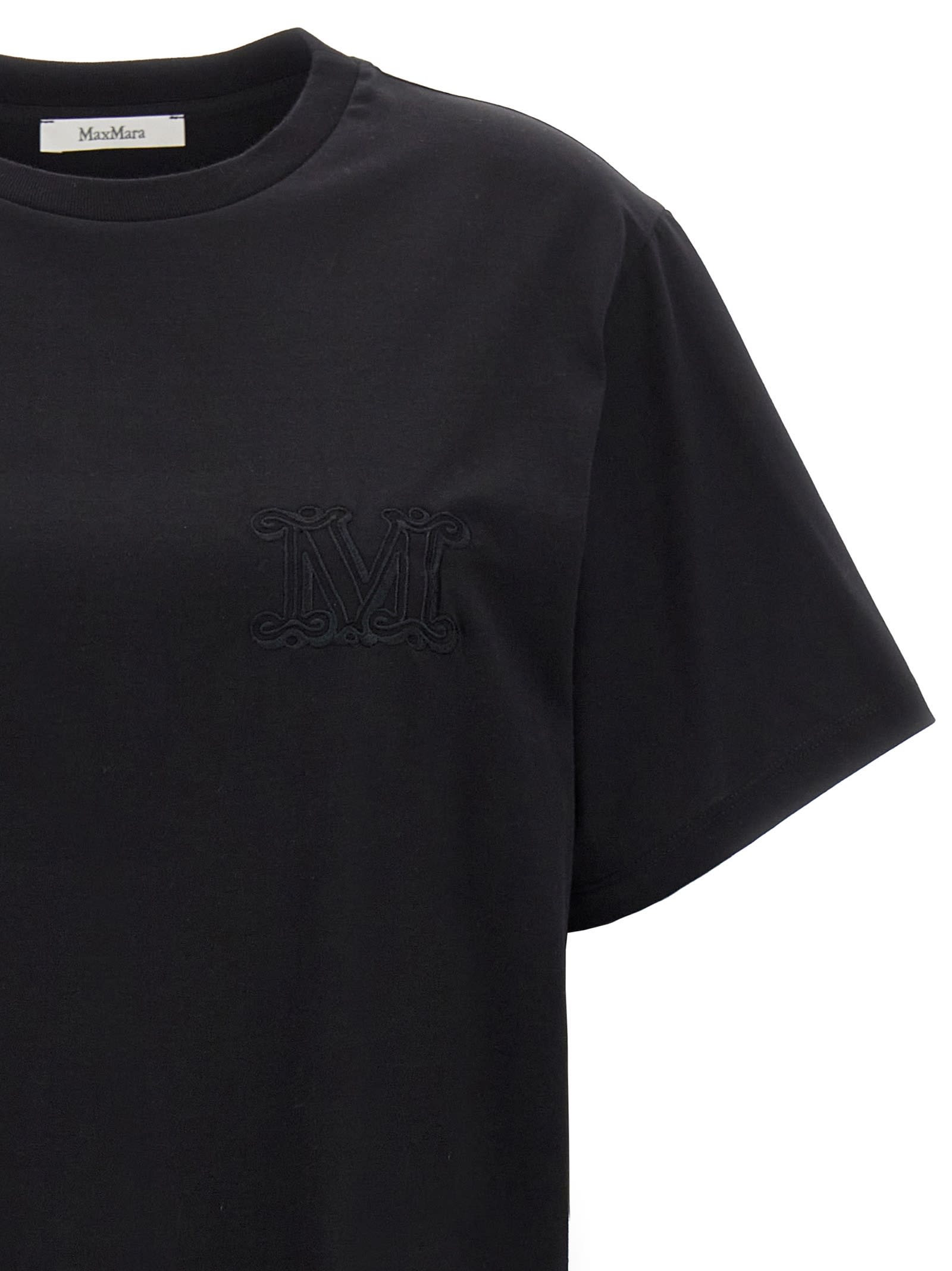 Shop Max Mara Mango T-shirt In Black