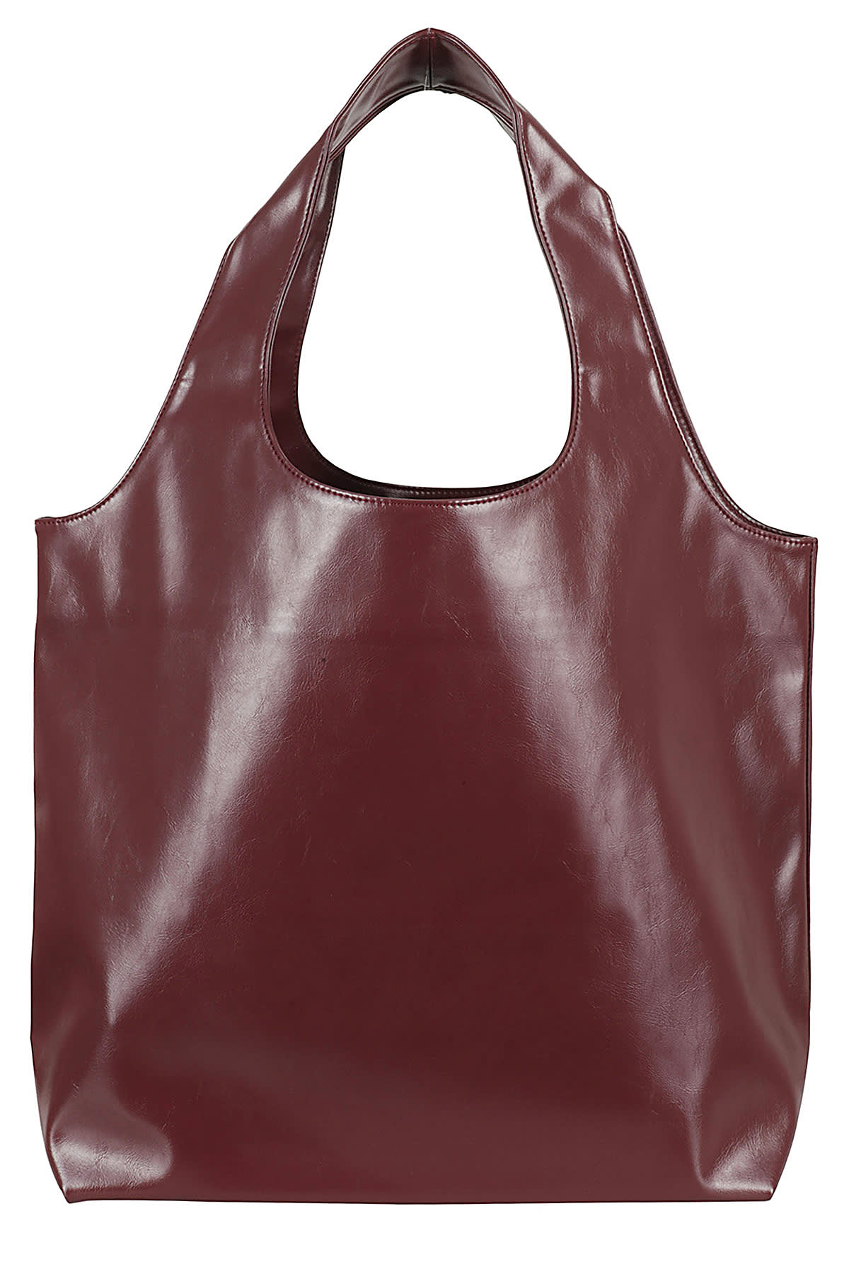 Shop Apc Tote Ninon In Gac Burgundy