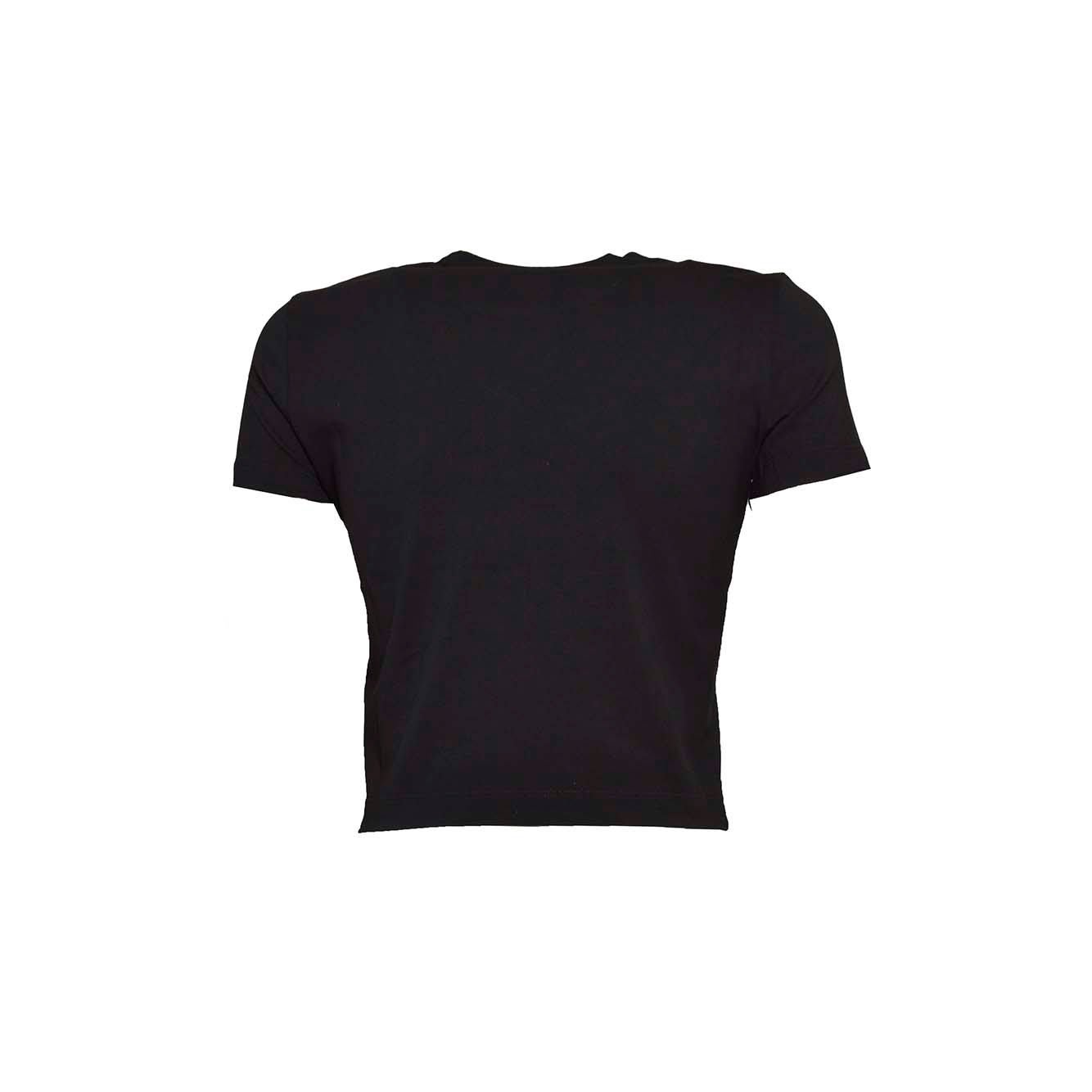 Shop Dsquared2 Be Icon Mini Fit T-shirt In Nero