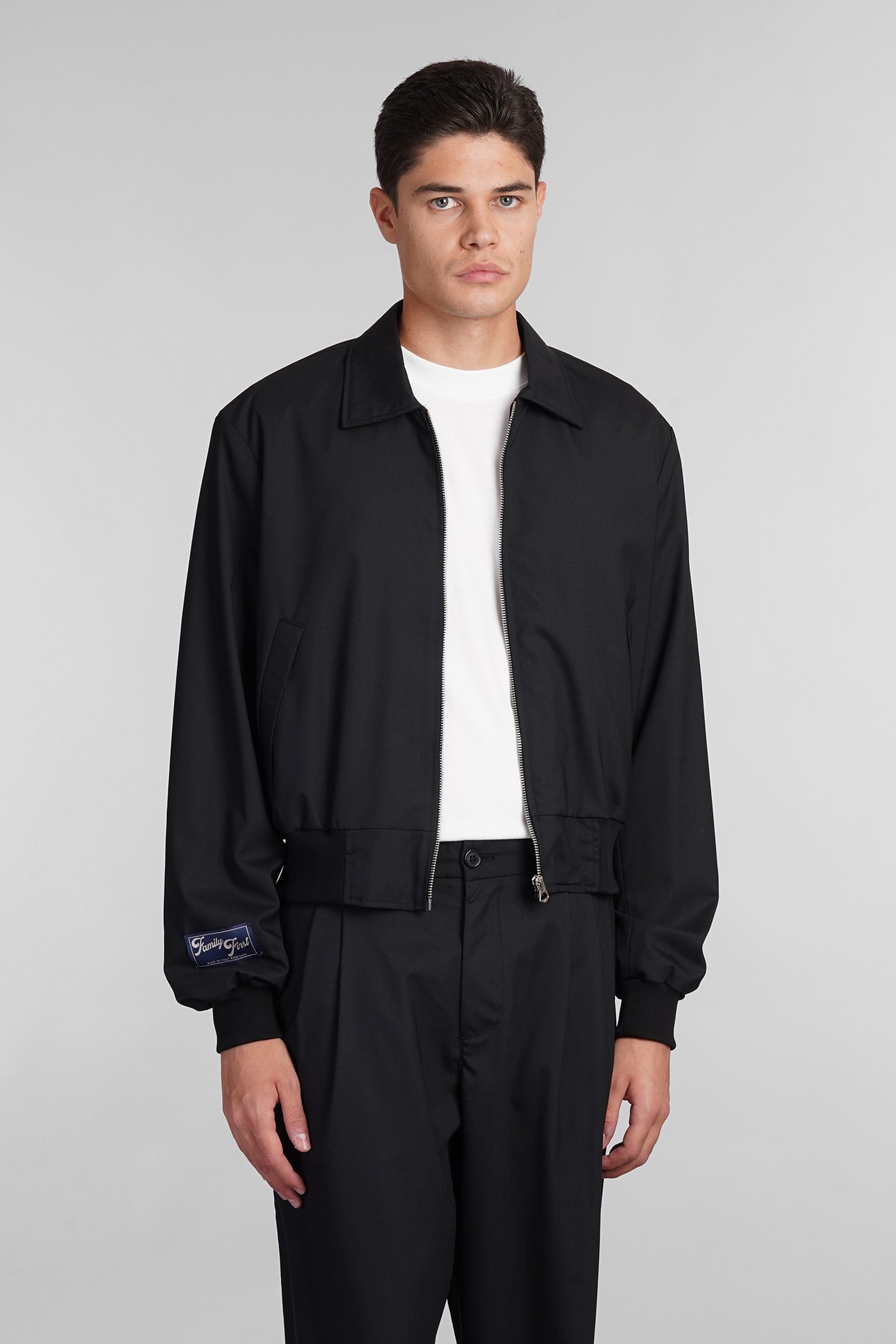 Casual Jacket In Black Polyester