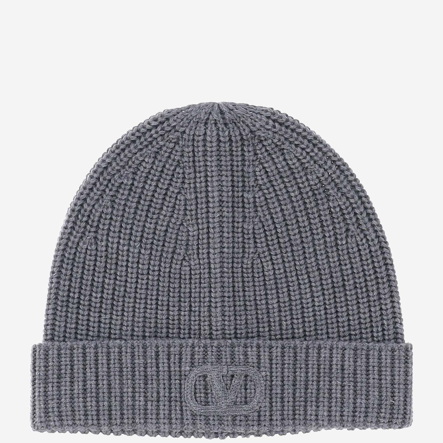 VALENTINO GARAVANI WOOL BEANIE WITH LOGO 