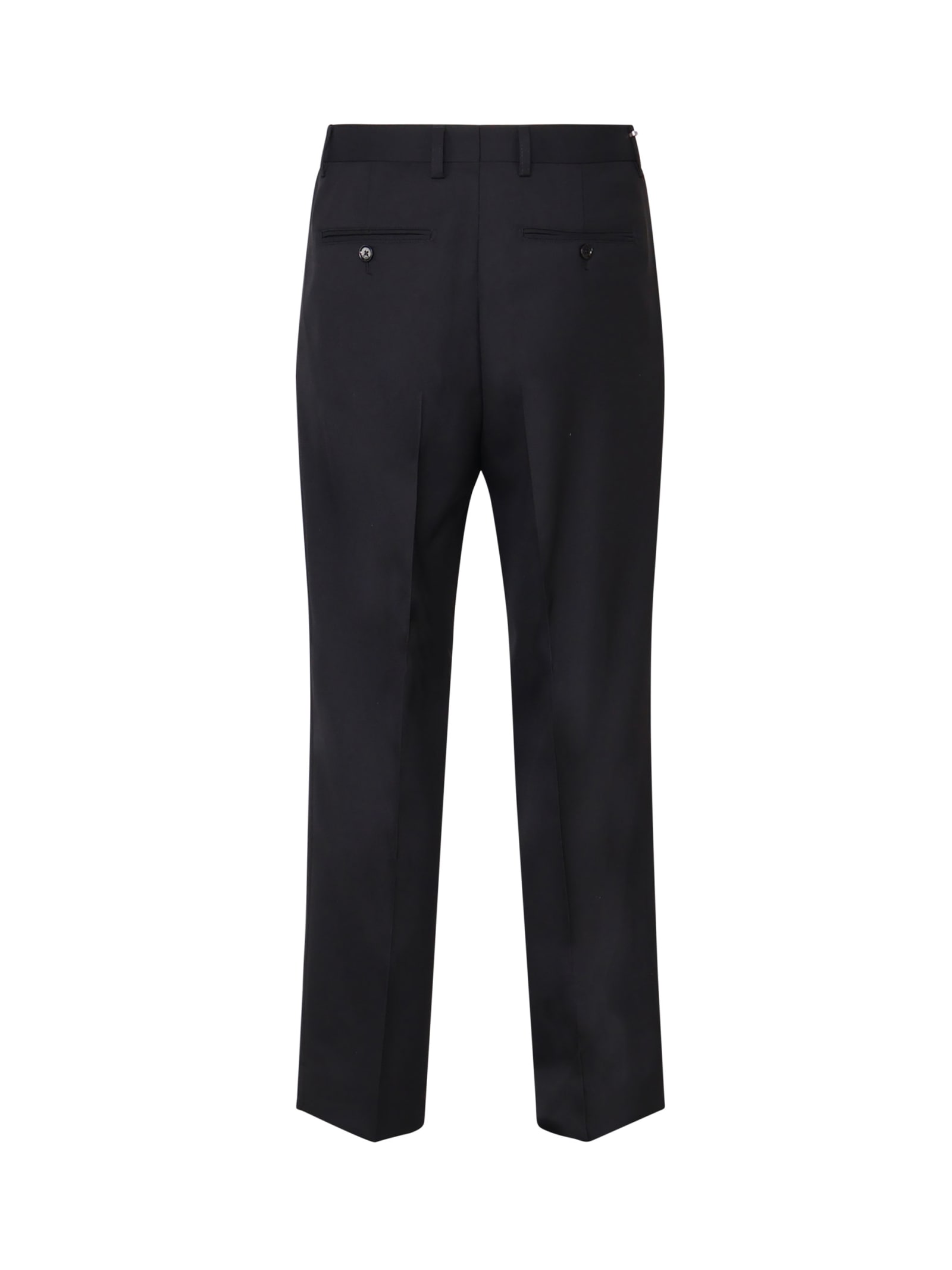 Shop Be Able Sandy Wool Blend Trousers In Blue