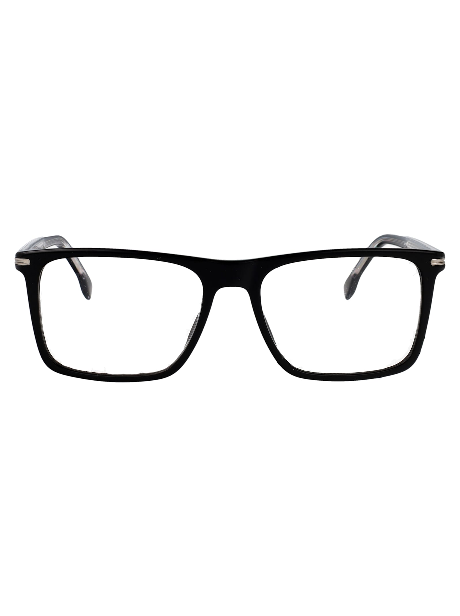 Hugo Boss Boss Black Acetate Glasses In Black