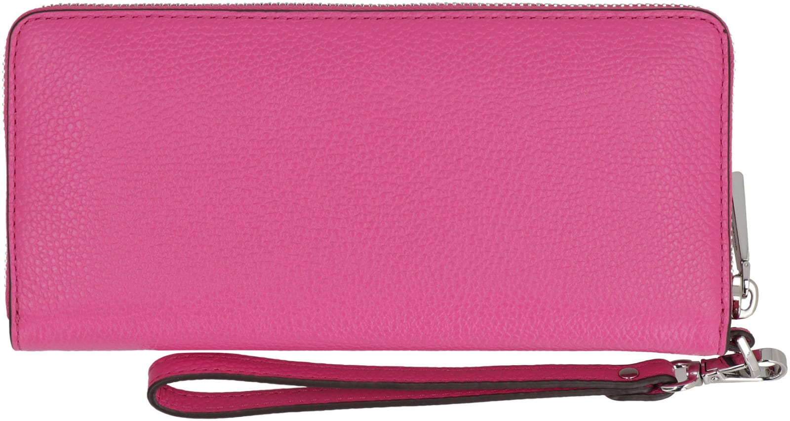 Shop Michael Michael Kors Jet Set Continental Leather Wallet In Pink