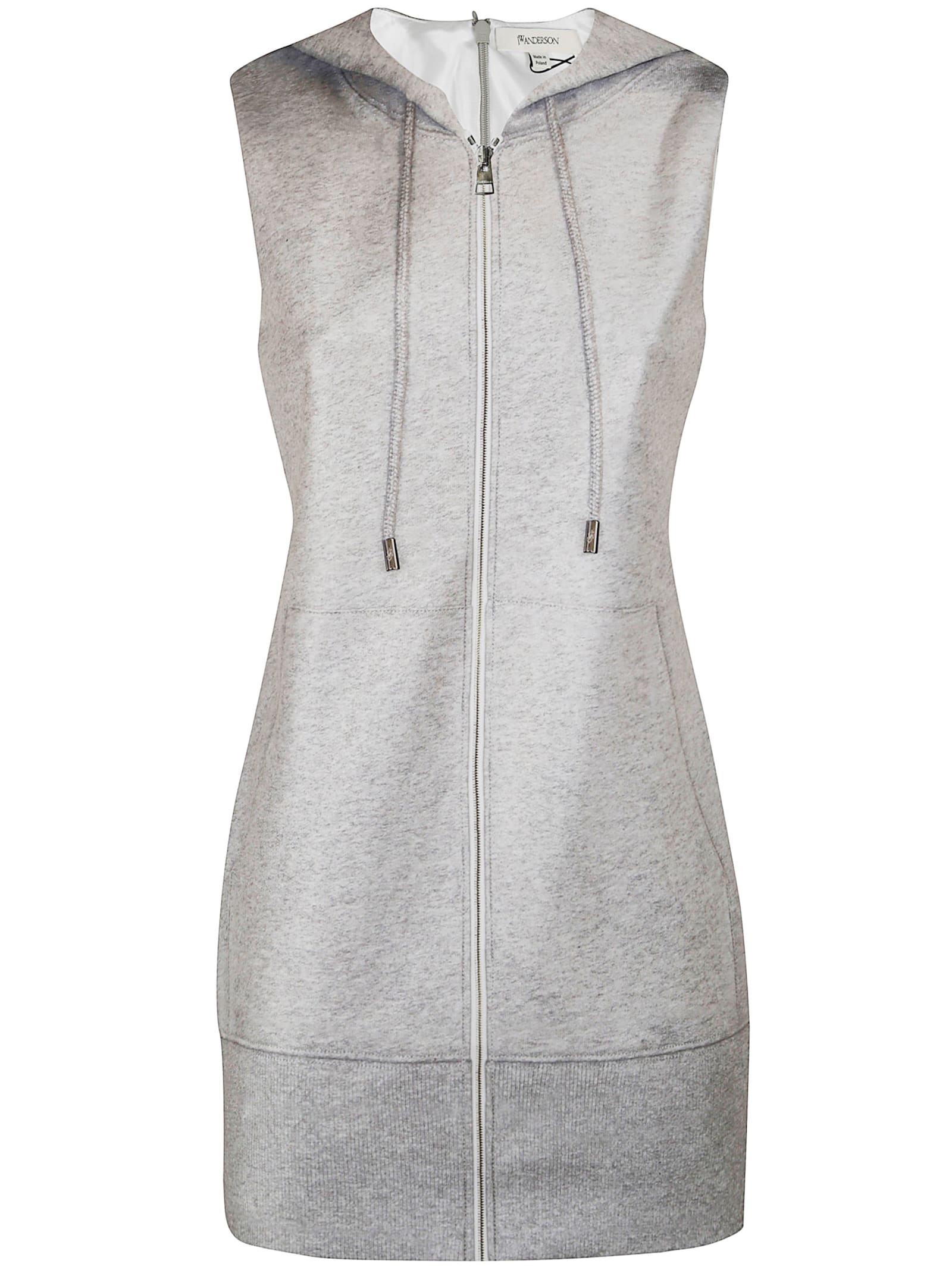 Jw Anderson Zipped Hoodie Mini Dress