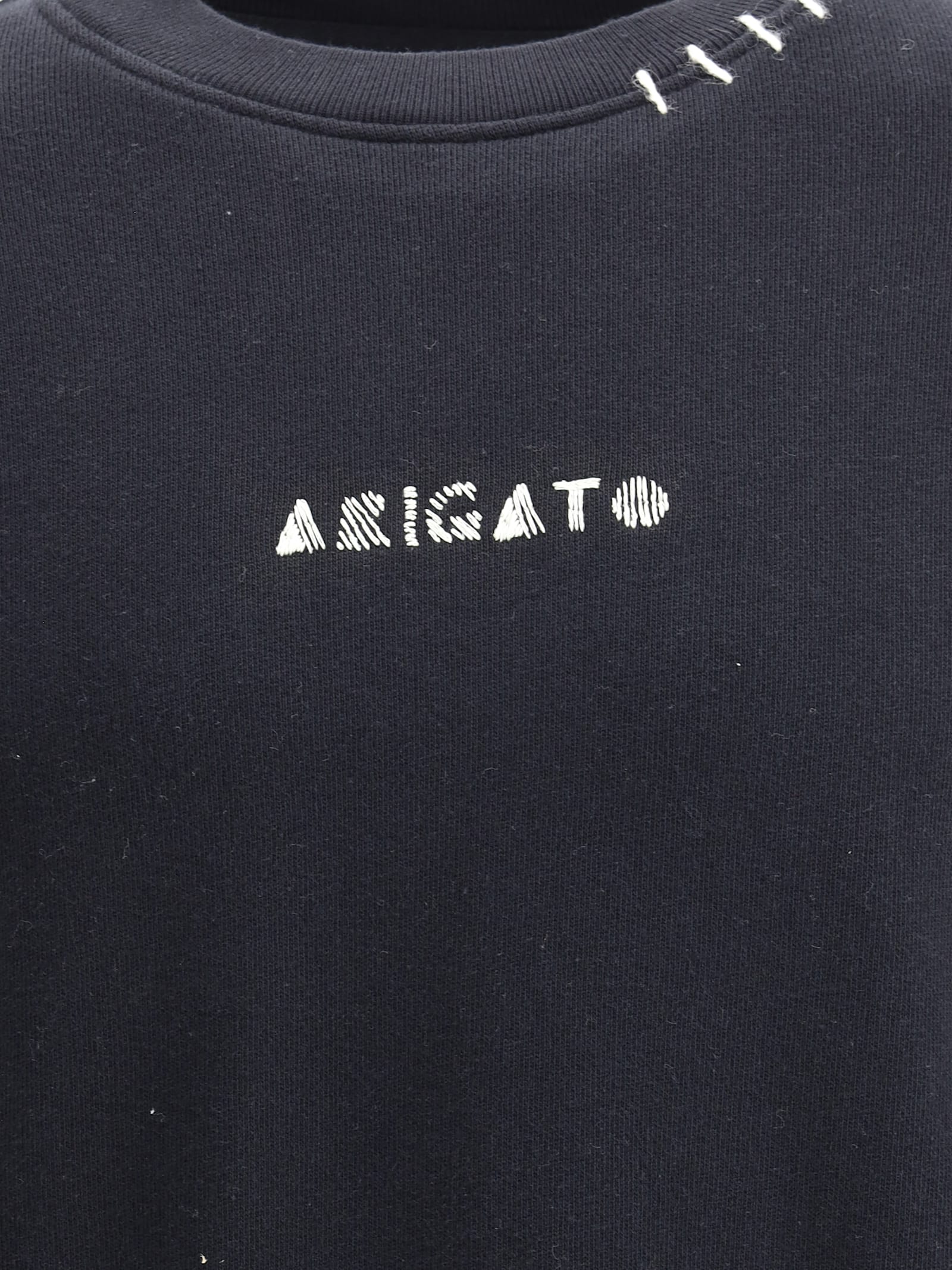 Axel Arigato Soft Cotton Loop Sweatshirt With Iconic Monogram In Blue