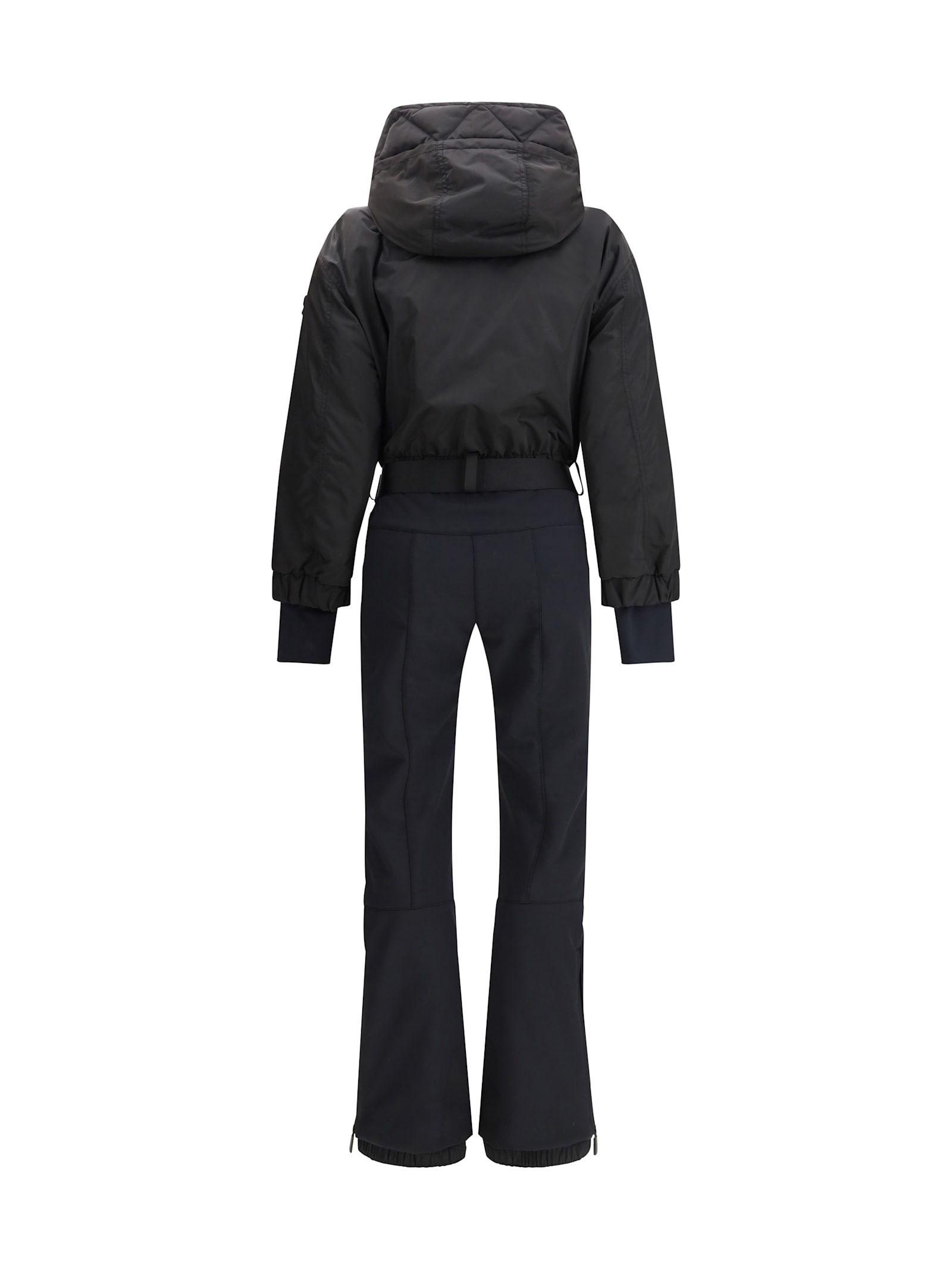 Moncler Padded Ski Suit In Black