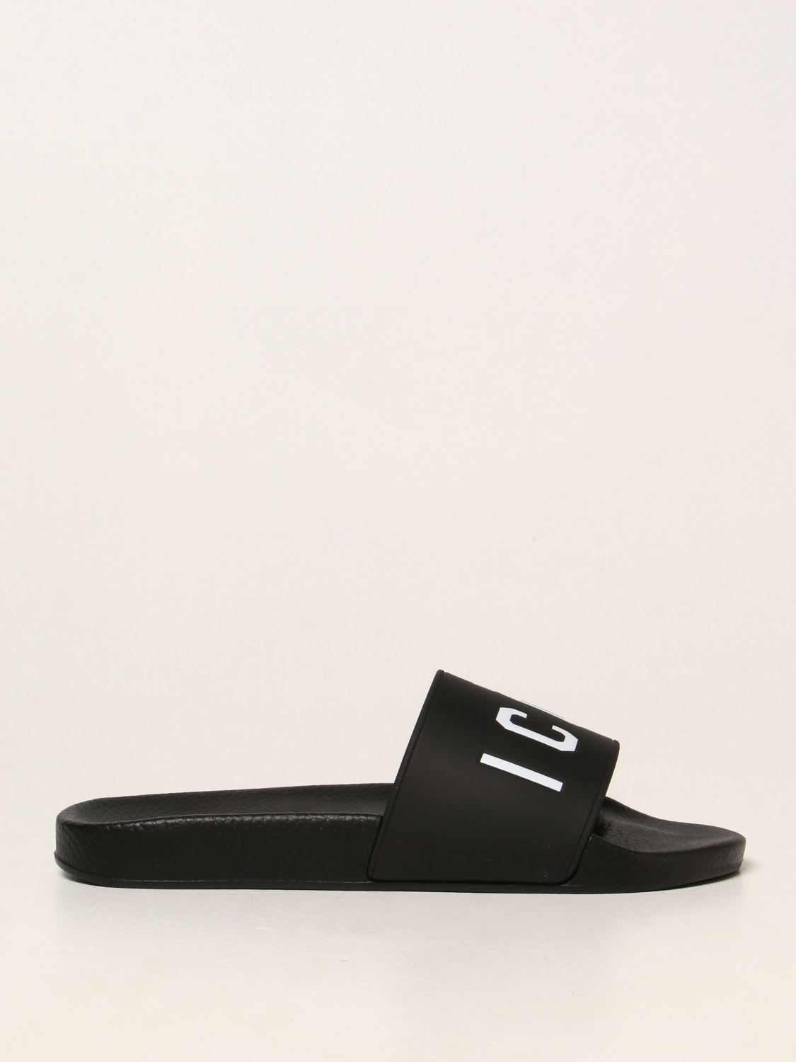 Dsquared2 Sandals Dsquared2 Slipper Sandal In Rubber With Logo