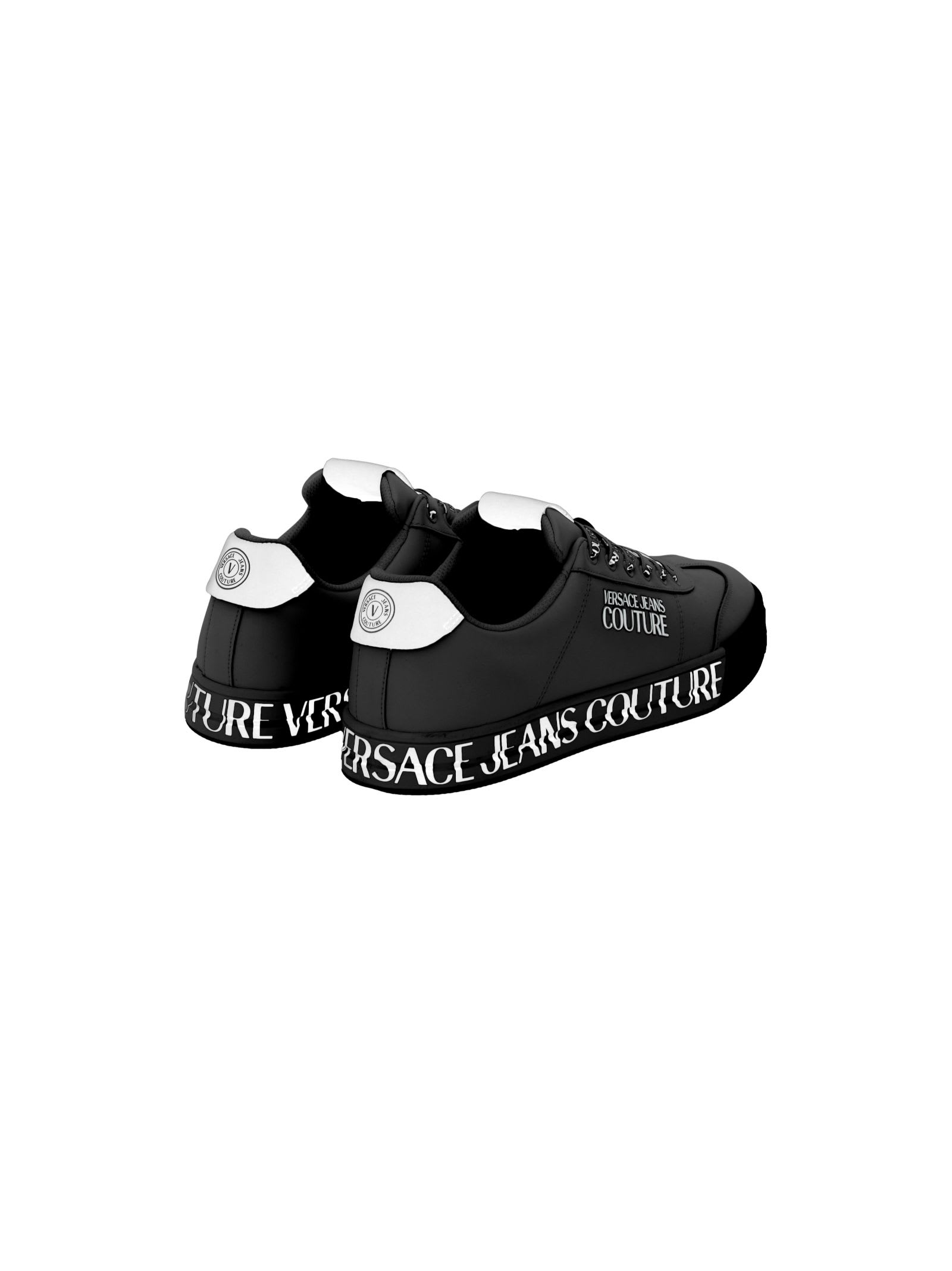 Shop Versace Jeans Couture Shoes In Black