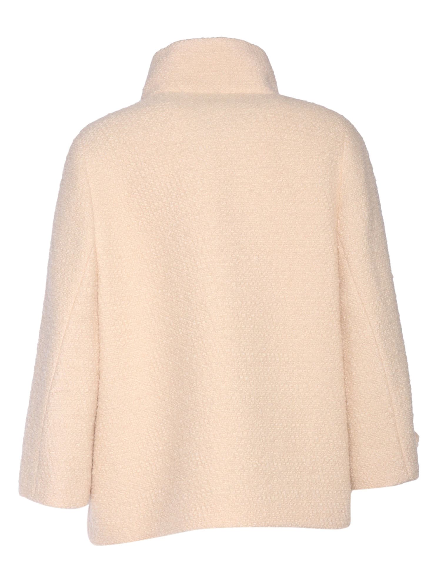 Shop Fay Lined Cape With Hook In Beige