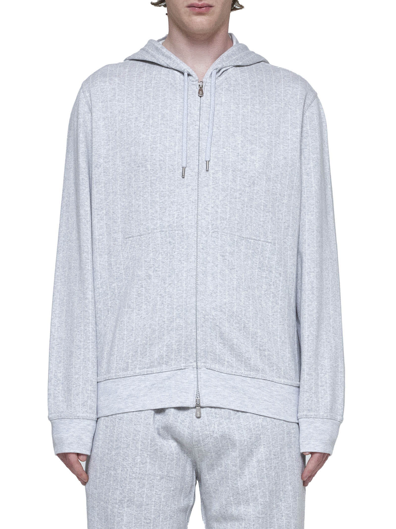 Shop Brunello Cucinelli Sweater In Grey