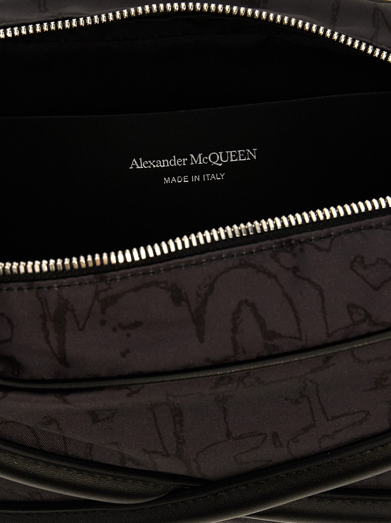 Shop Alexander Mcqueen Harness Camera Bag Crossbody Bag In Black