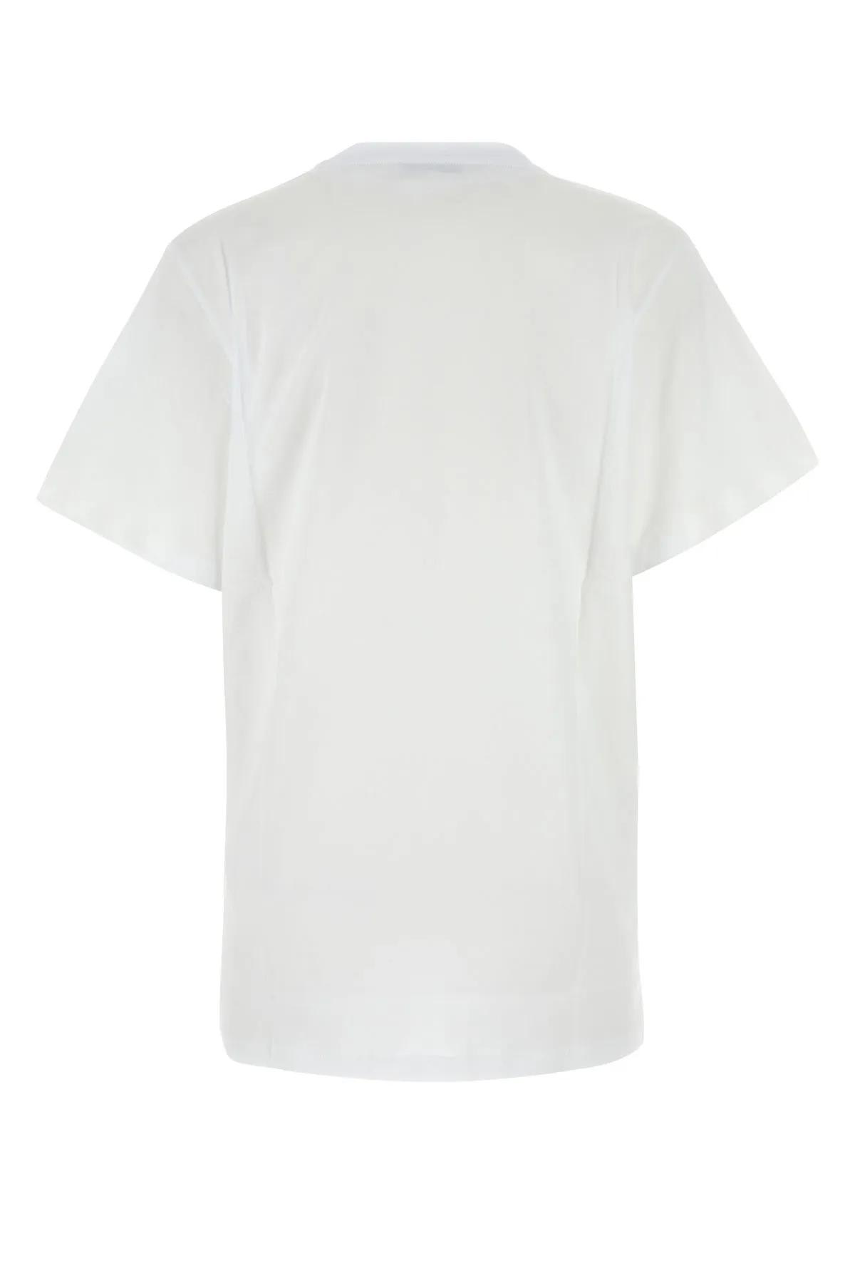 Shop Max Mara White Cotton Mango T-shirt