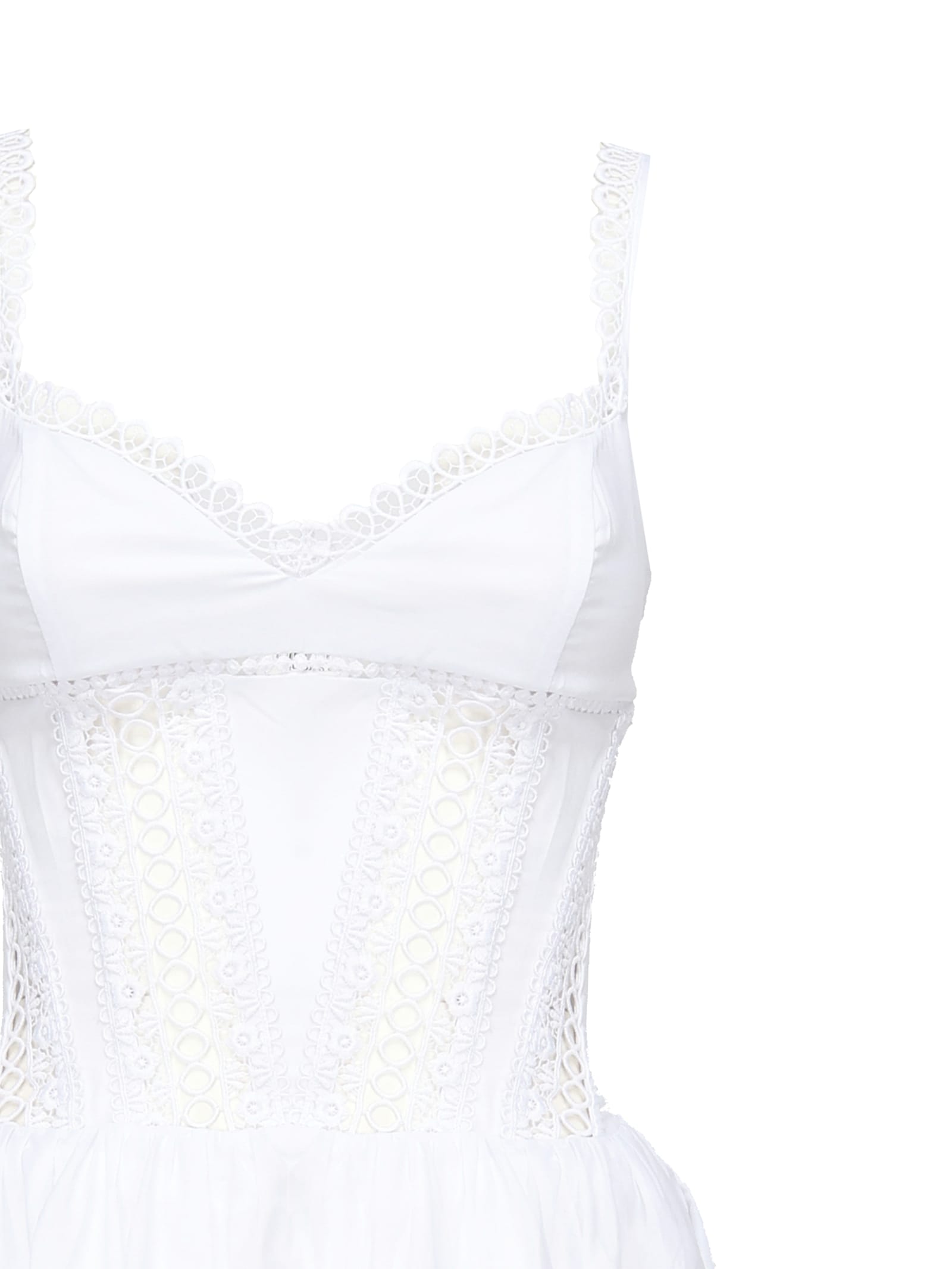 Charo Ruiz Gardenia Mini Dress In White
