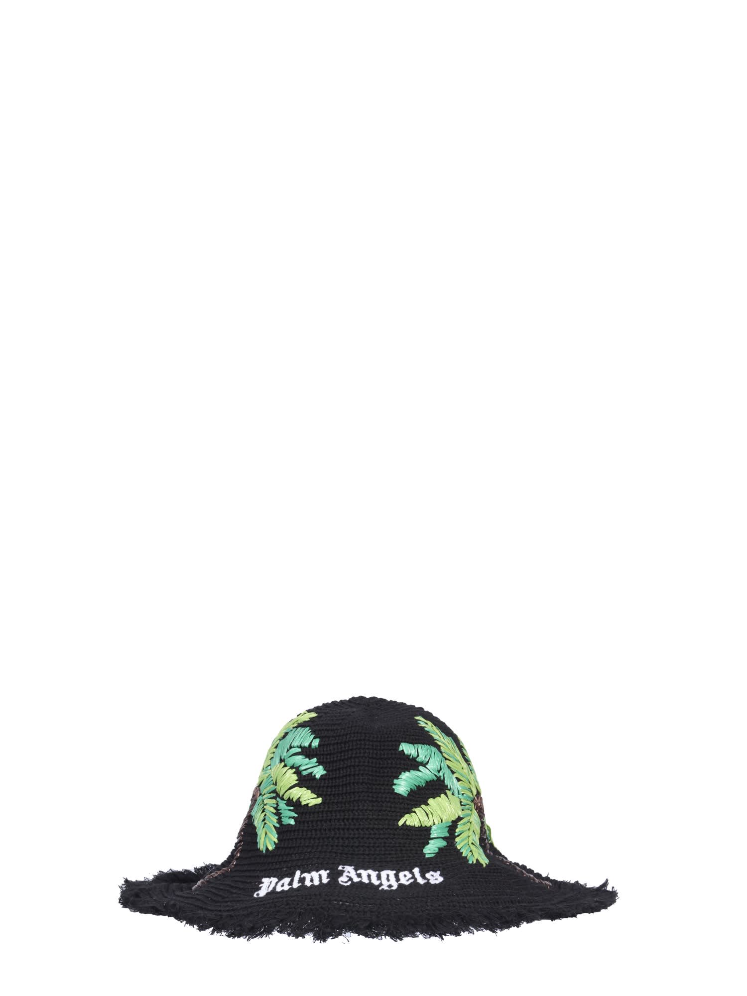 Palm Angels Bucket Crochet Hat