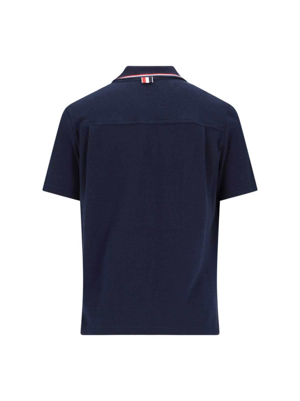 Shop Thom Browne Polo Shirt In Blue