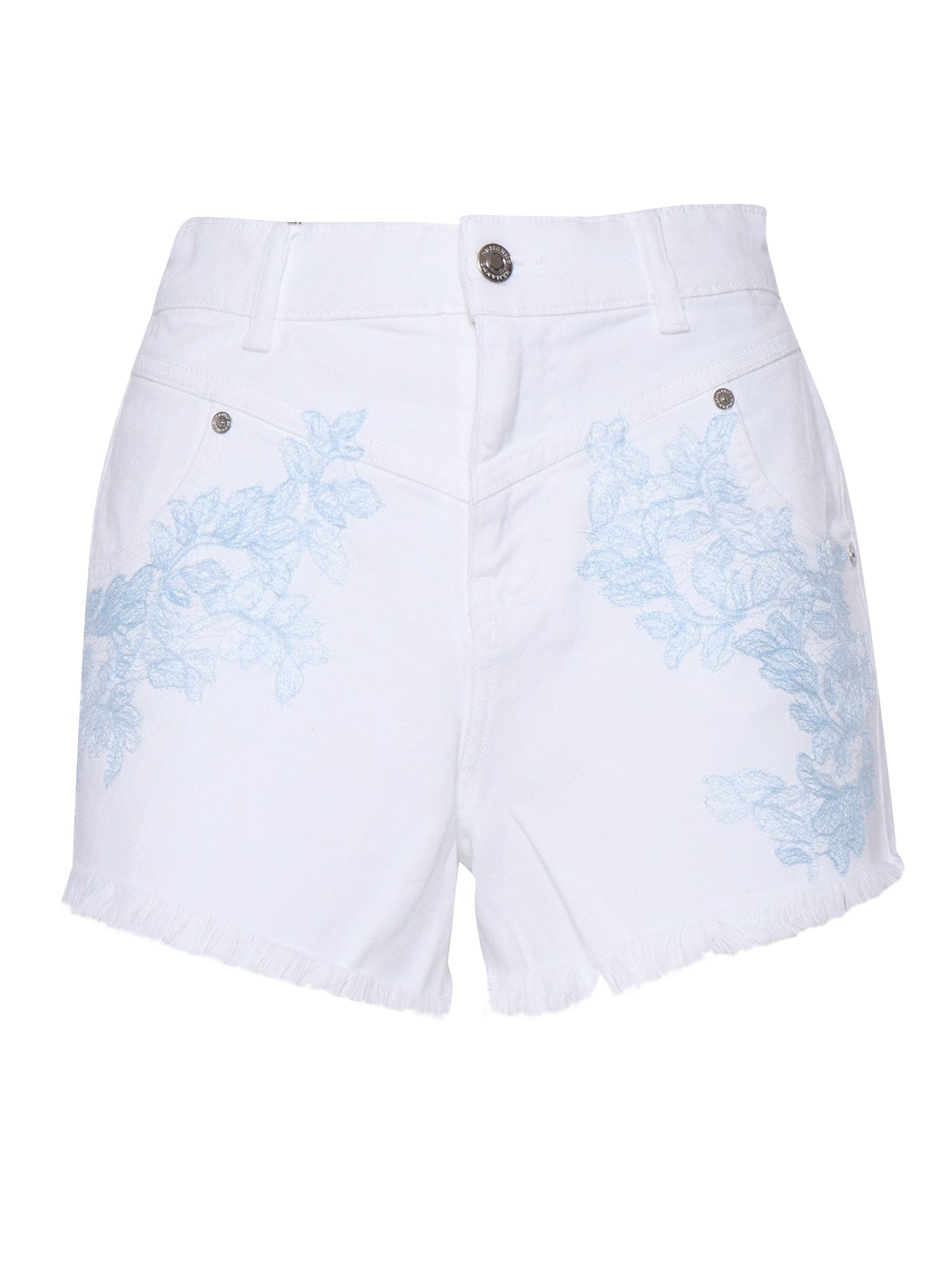 Ermanno Ermanno Scervino Shorts With Insert In White