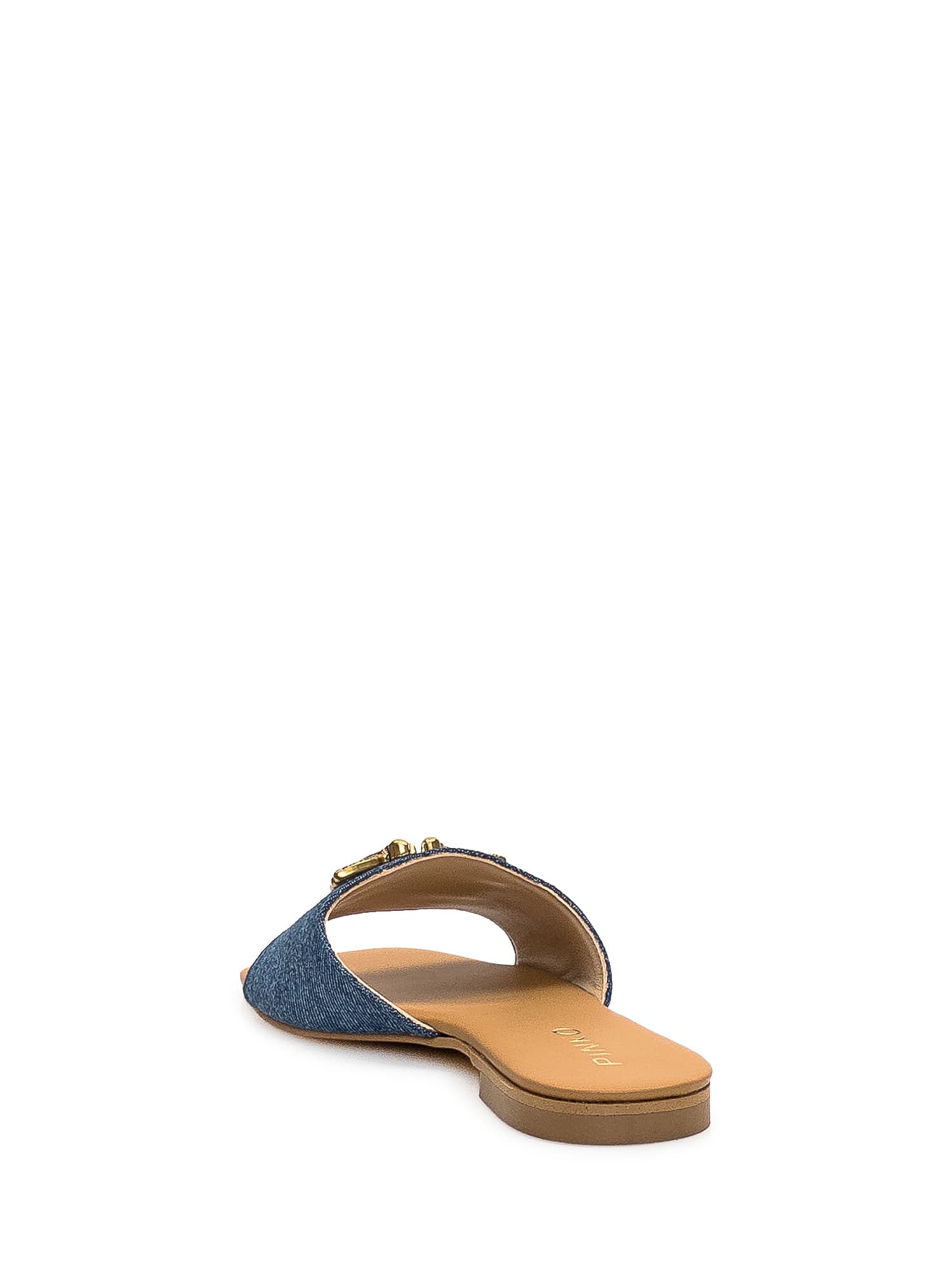 Shop Pinko Marli 01 Sandal In Denim