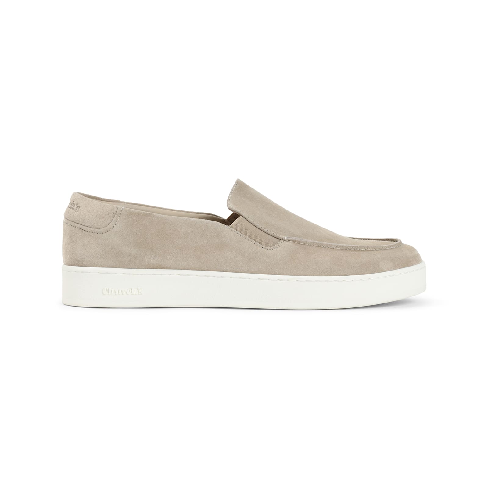 Church's Cappuccino Suede Longton 2 Slip-ons In Desert