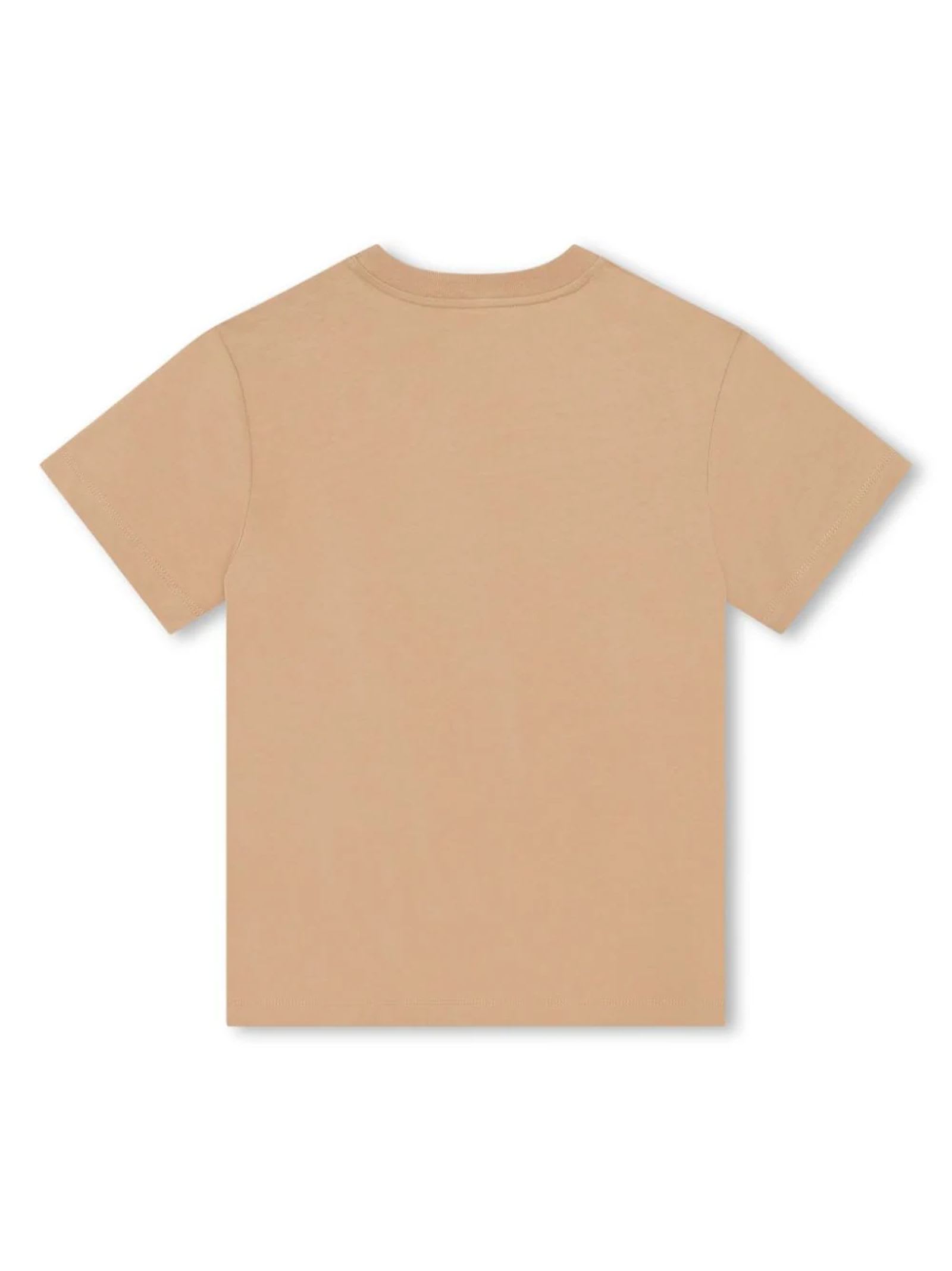 Shop Lanvin T-shirts And Polos Beige
