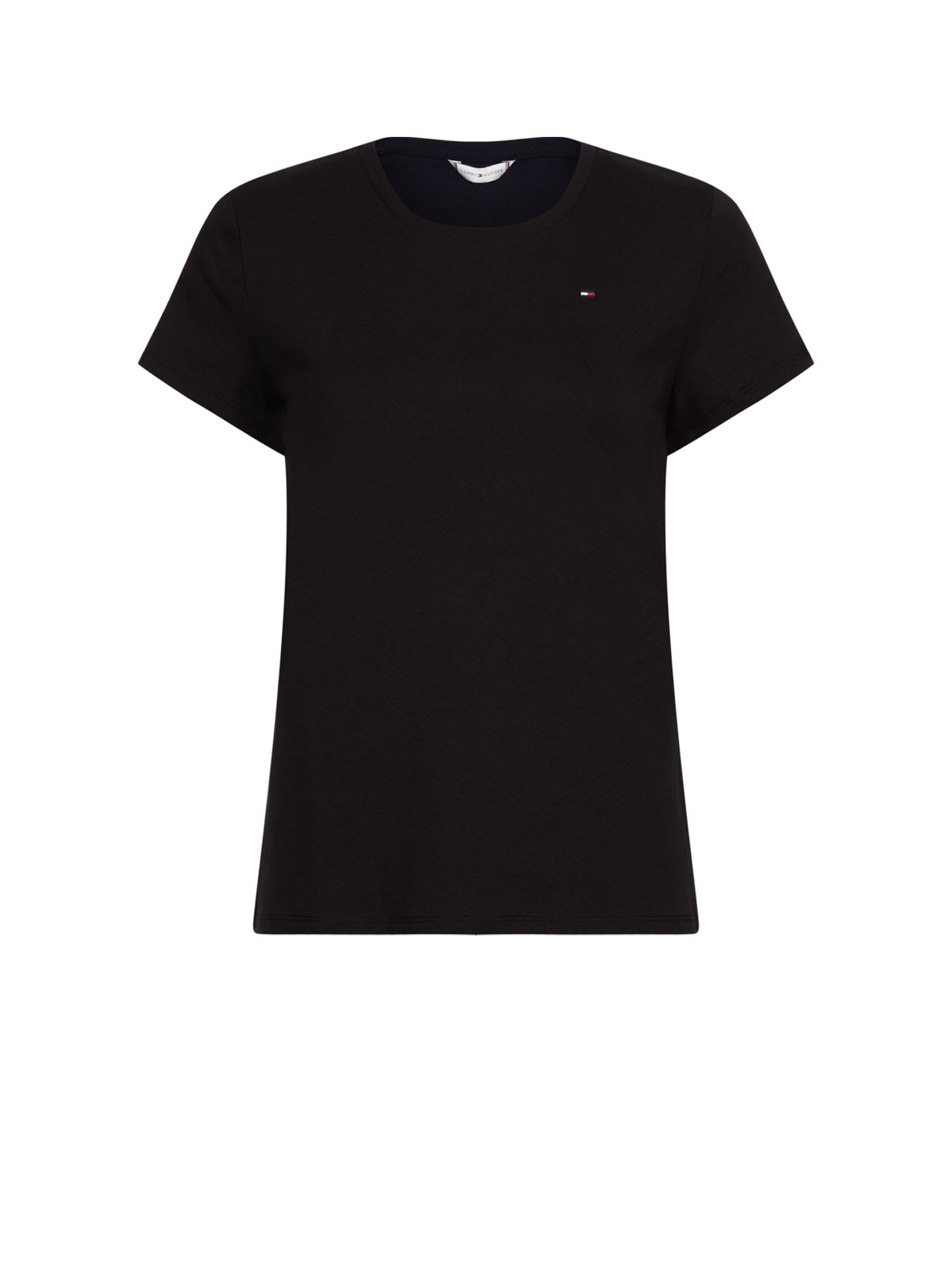 Tommy Hilfiger Crewneck T-shirt In Black