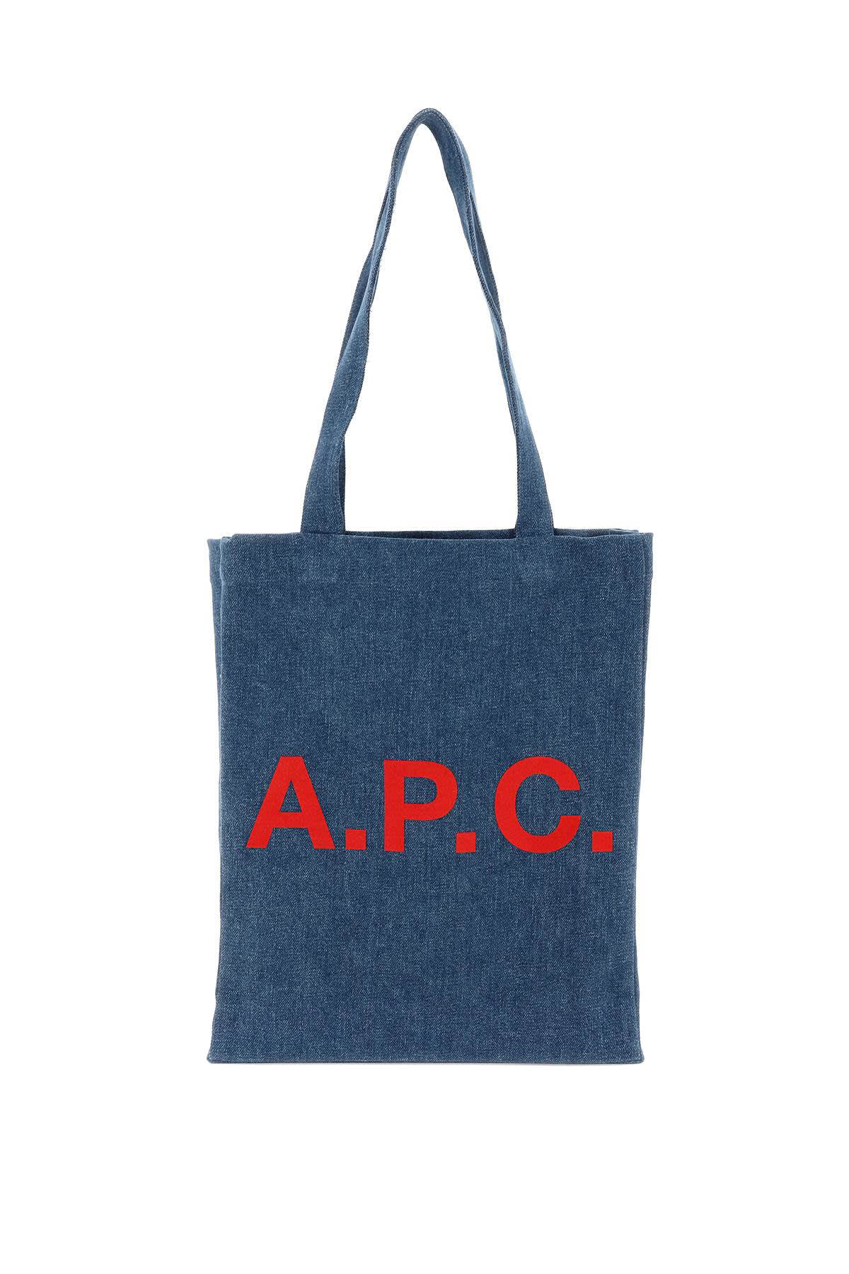 A.P.C. lou Denim Tote Bag