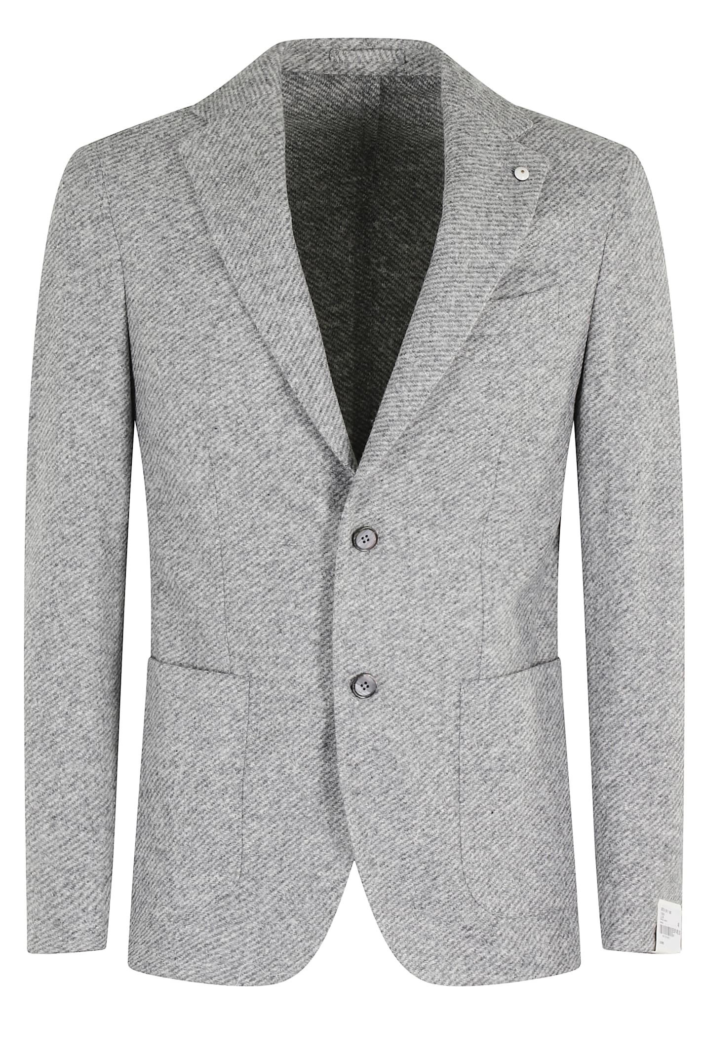 Luigi Bianchi Mantova Giacca Jersey In Gray