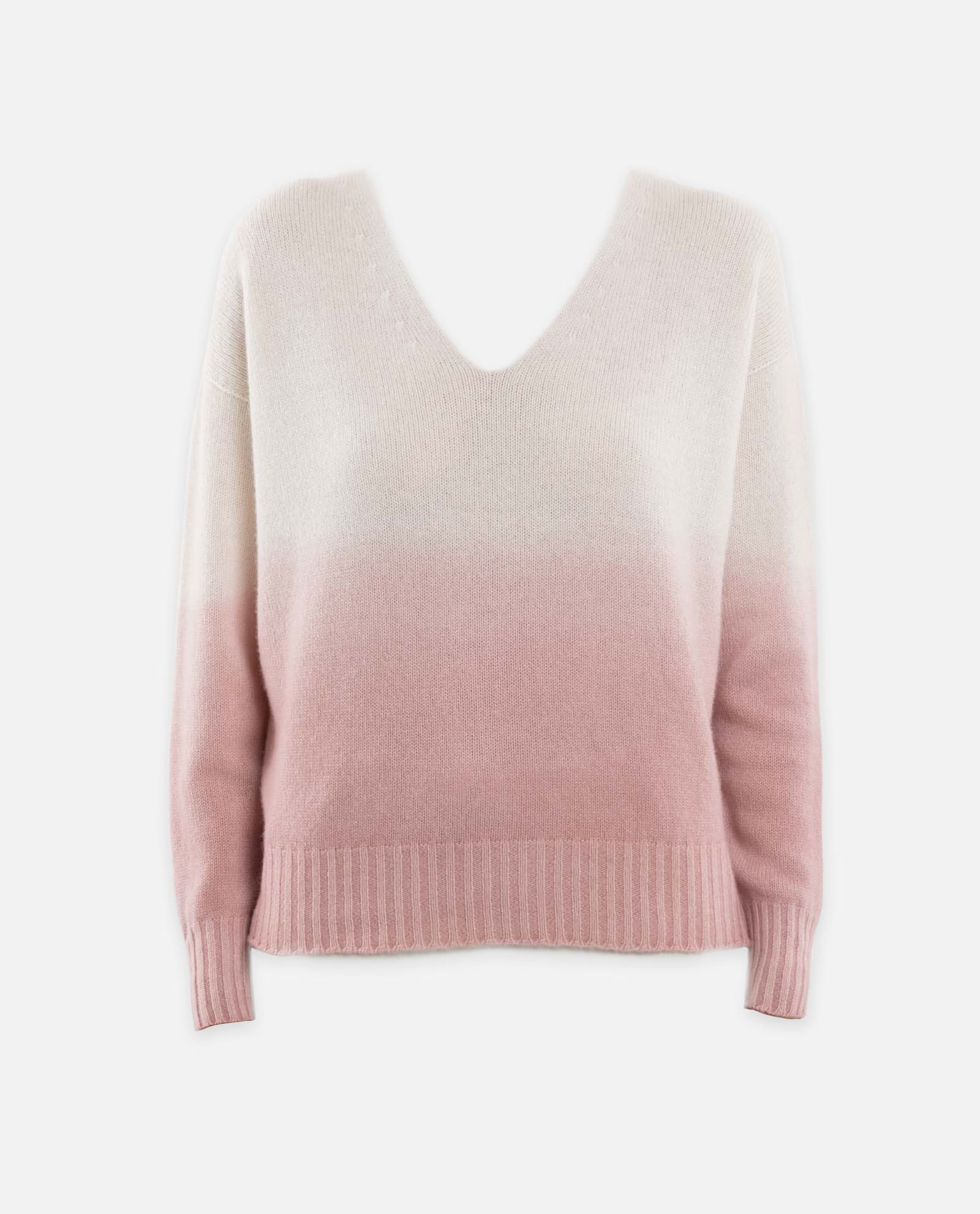 Drumohr V Neck Knit In Pink