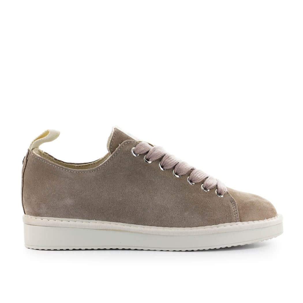 Panchic Pànchic Taupe Powder Pink Suede Sneaker