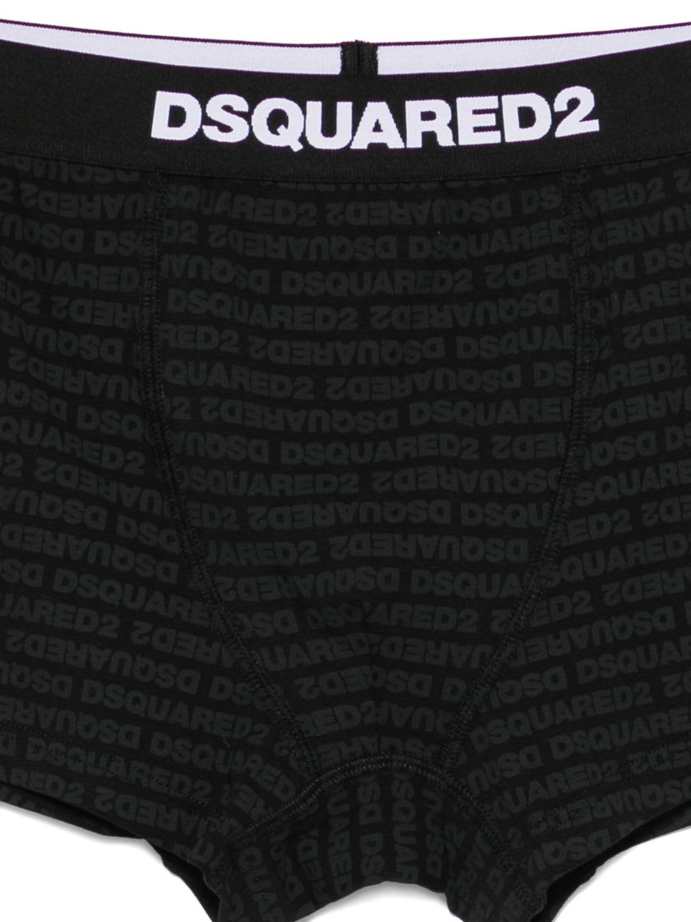 Dsquared2 Dsquared Black Boxer Briefs In Black