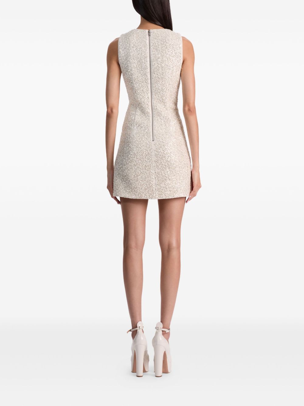 Alice And Olivia Alice + Olivia Cade Mini Dress In White