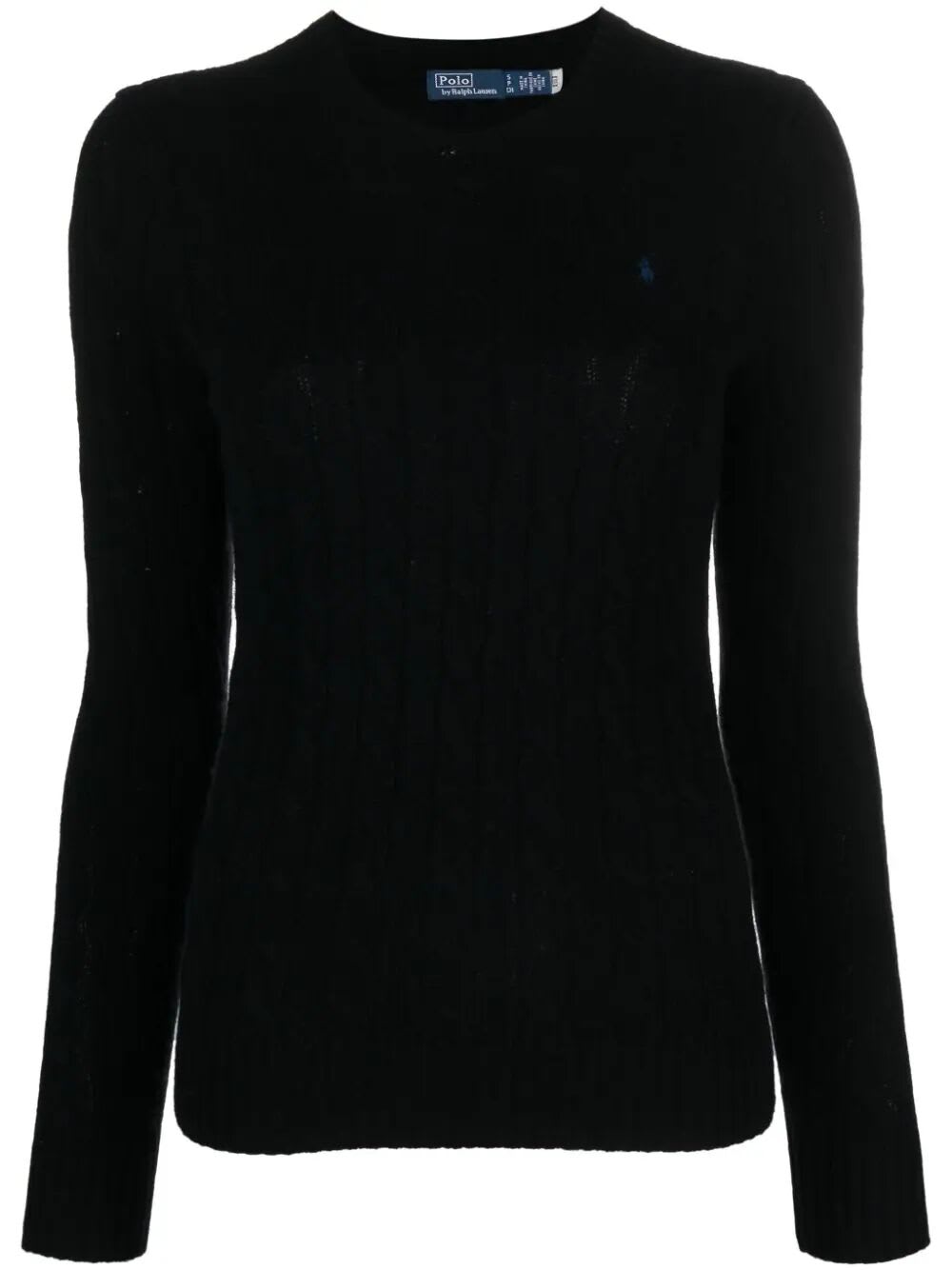 Shop Polo Ralph Lauren Juliana Long Sleeves Pullover In Polo Black