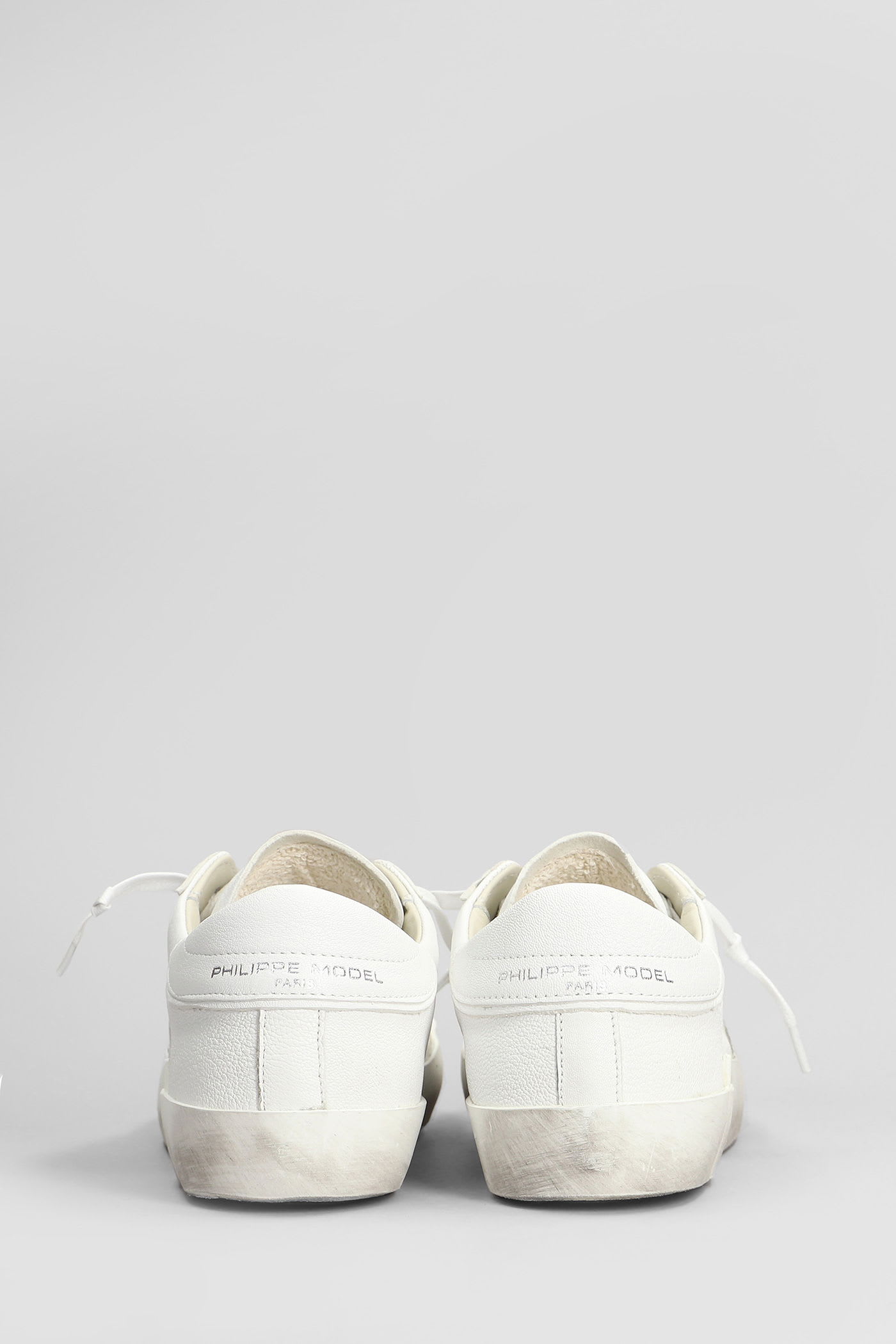 Philippe Model Prsx Basic Low-top Sneakers In White