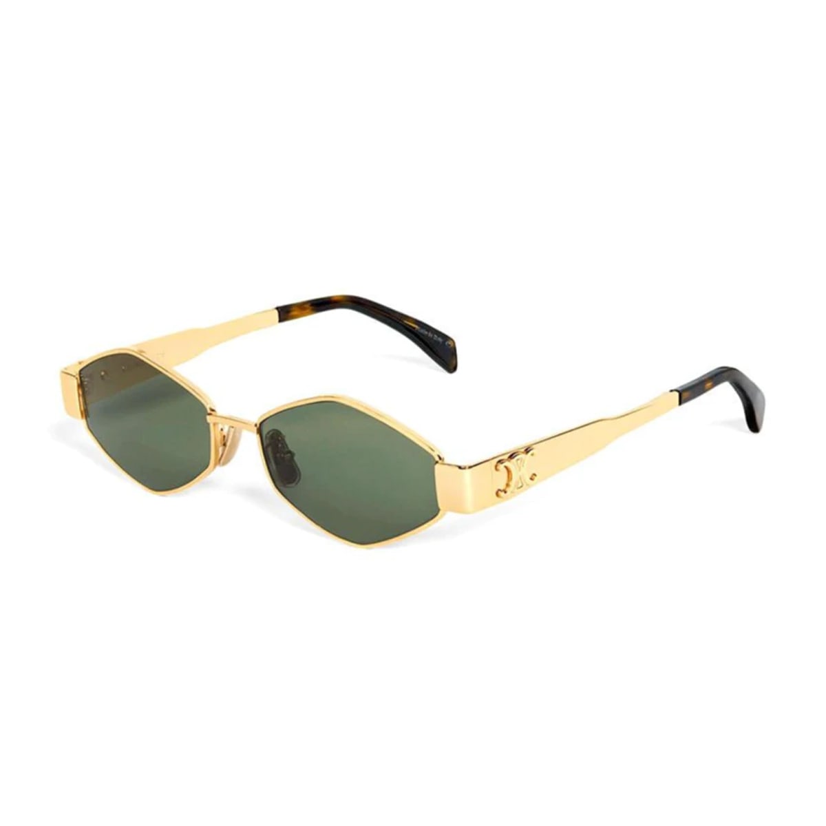 Shop Celine Cl40254u 30n Sunglasses In Oro