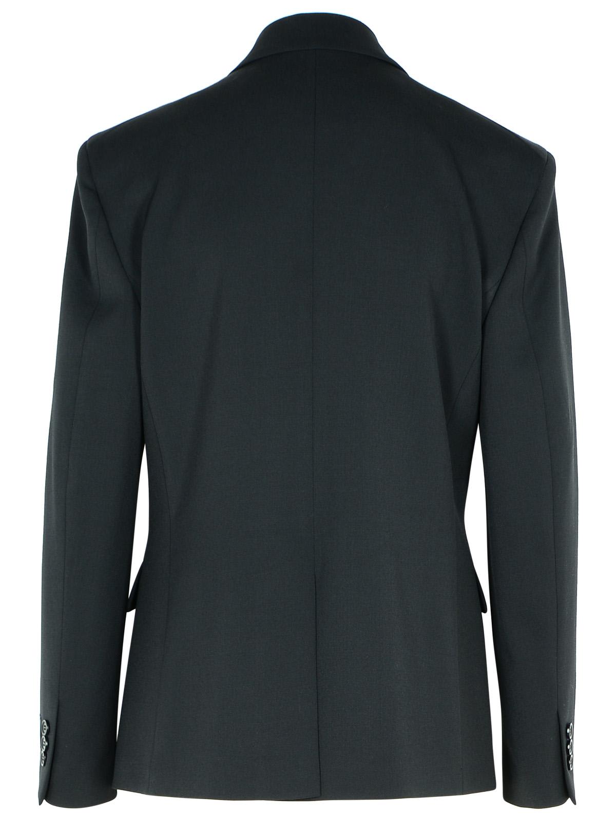 Msgm Buttoned Cuffs Flap Pockets Jacket In Black
